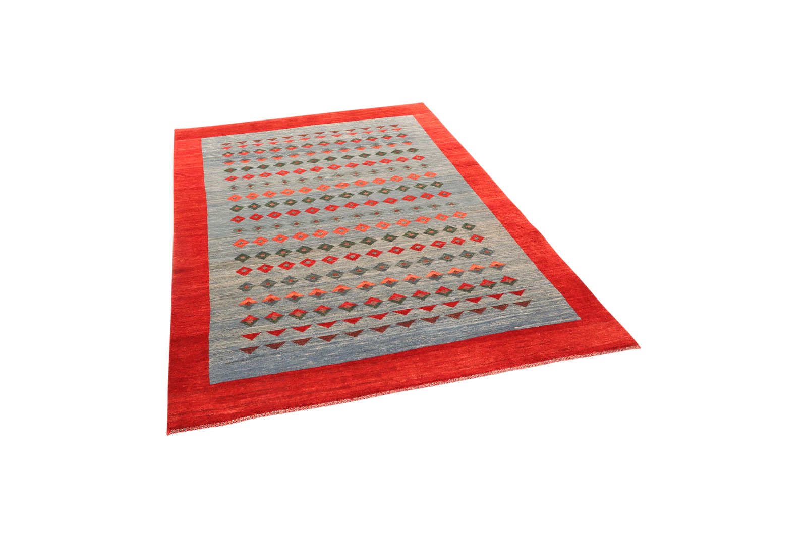 Rizbaf — Hand-knotted, 151x188 cm, Blue, 100% Virgin Wool | View 5