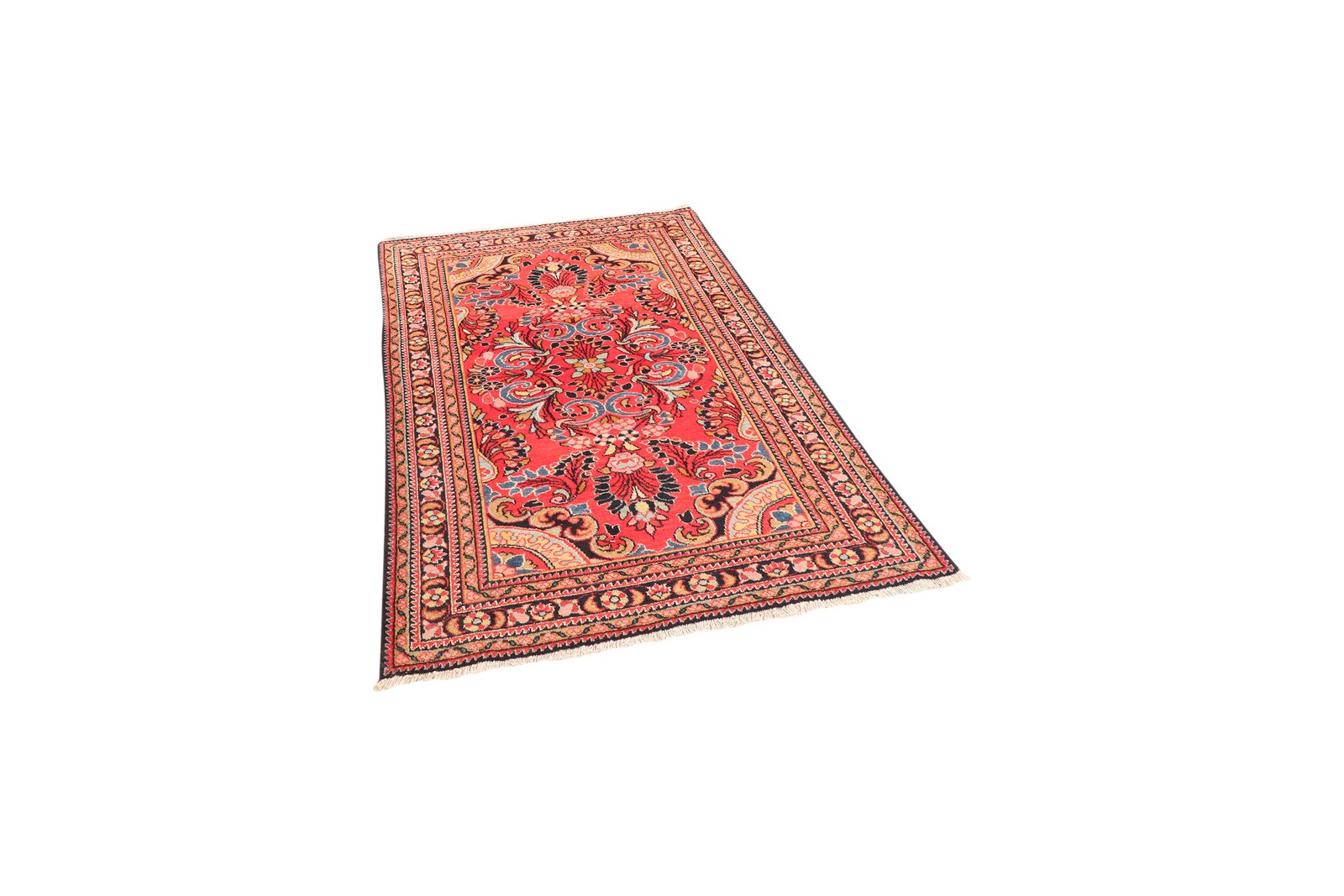 Lilian — Hand-knotted, 110x152 cm, Red, 100% Virgin Wool | View 5