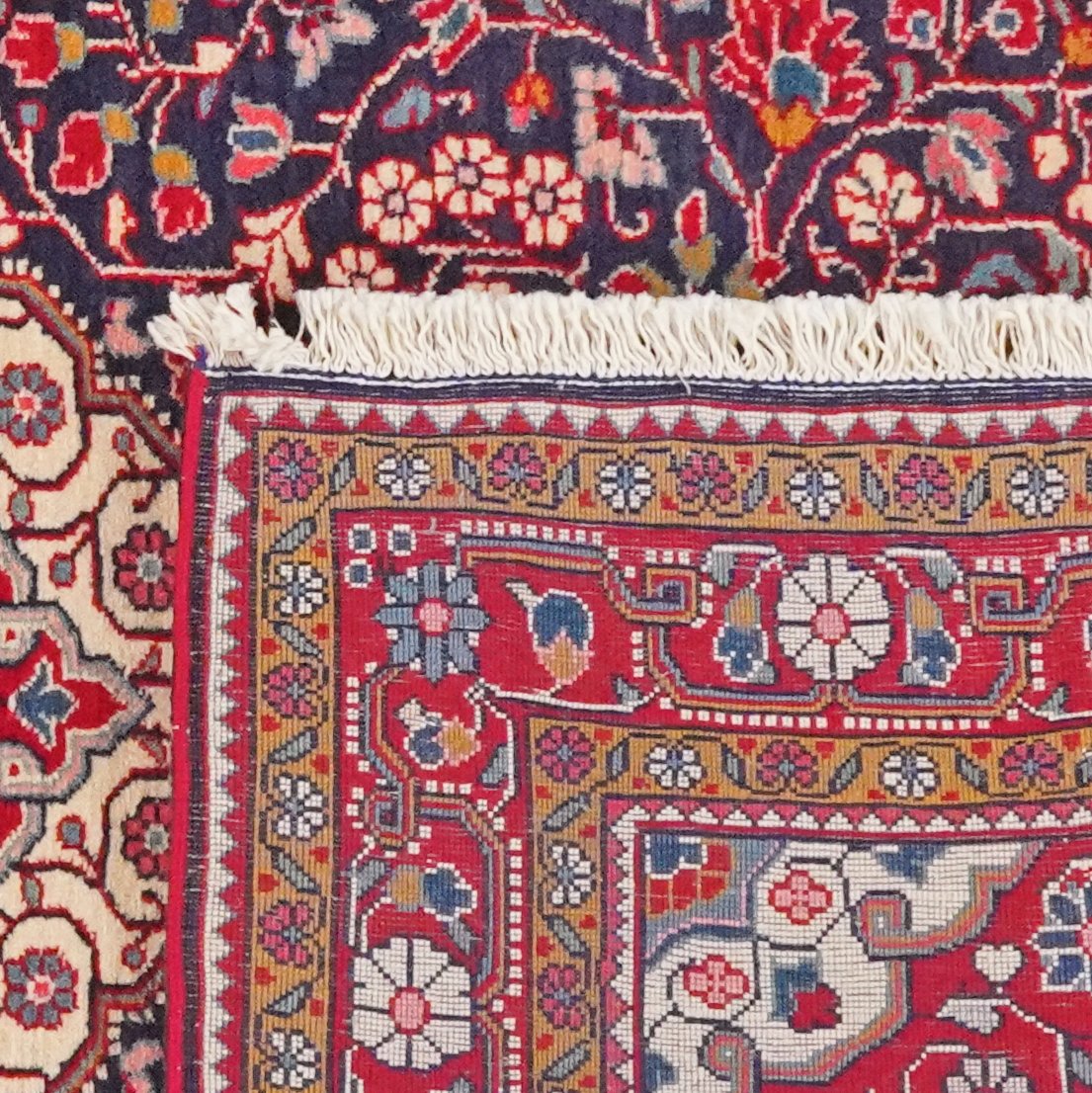 Djozan — Hand-knotted, 104x158 cm, Blue, 100% Virgin Wool | View 6