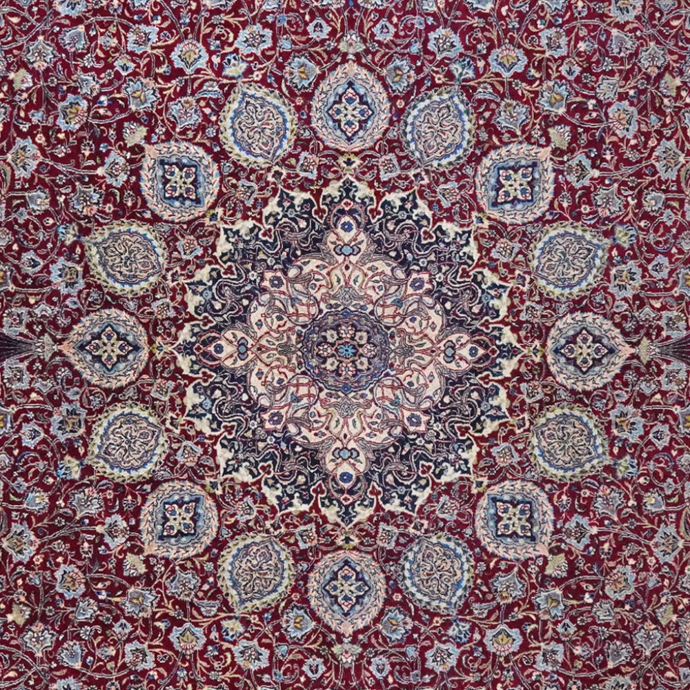 Ekbatan — Hand-knotted, 290x385 cm, Red, 100% Virgin Wool | View 4