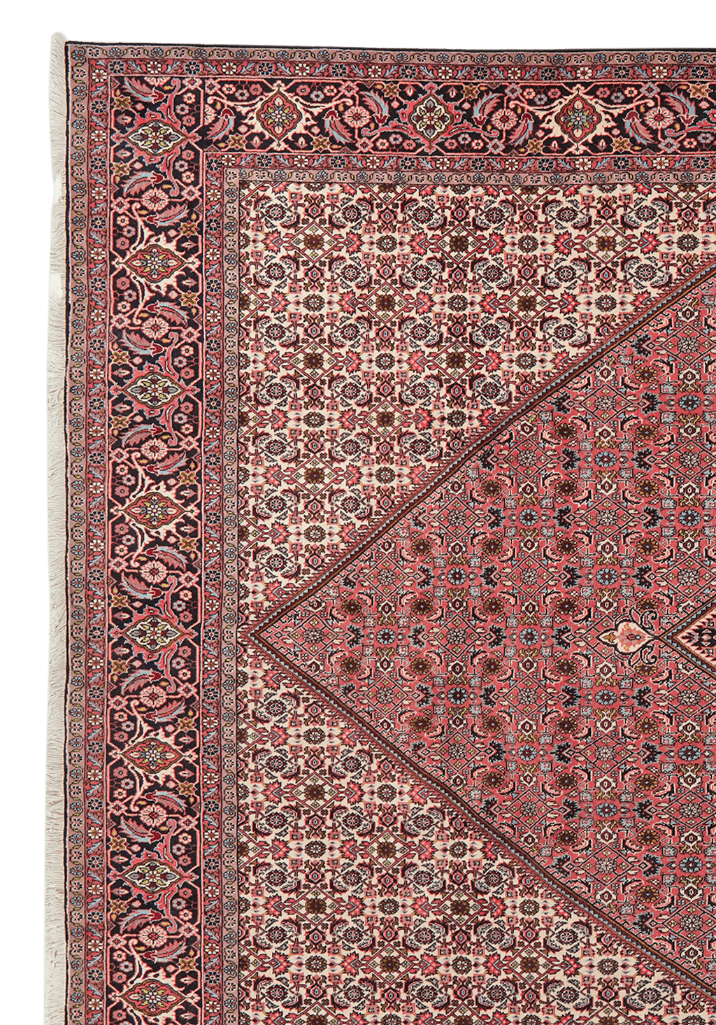 Bidjar Zandjan — Hand-knotted, 252x355 cm, Red, 100% Virgin Wool | View 3