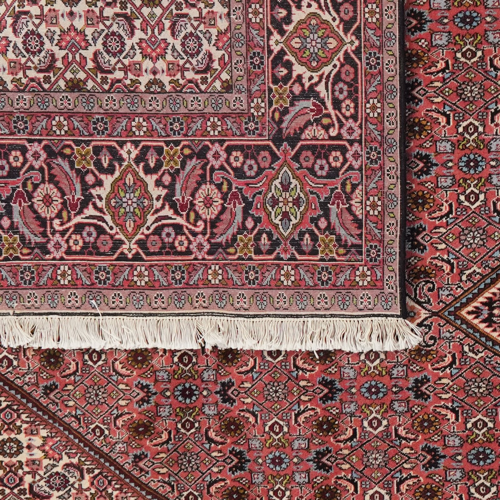 Bidjar Zandjan — Hand-knotted, 252x355 cm, Red, 100% Virgin Wool | View 6
