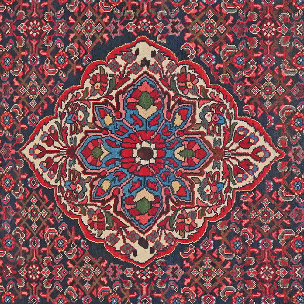 Koutabad — Handgefertigt, 207x147 cm, Rot, 100% Virgin Wool | View 5