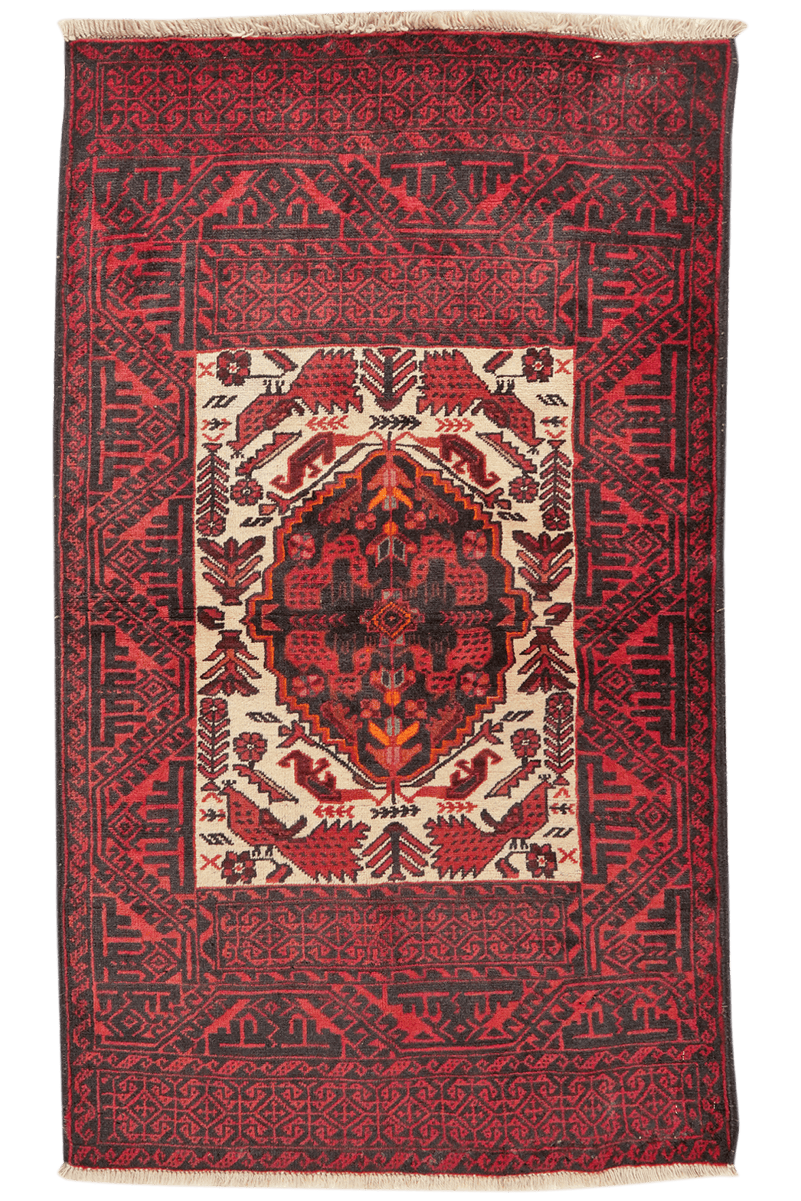 Heritage — Hand-knotted, 86x148 cm, Beige, 100% Virgin Wool | Main view
