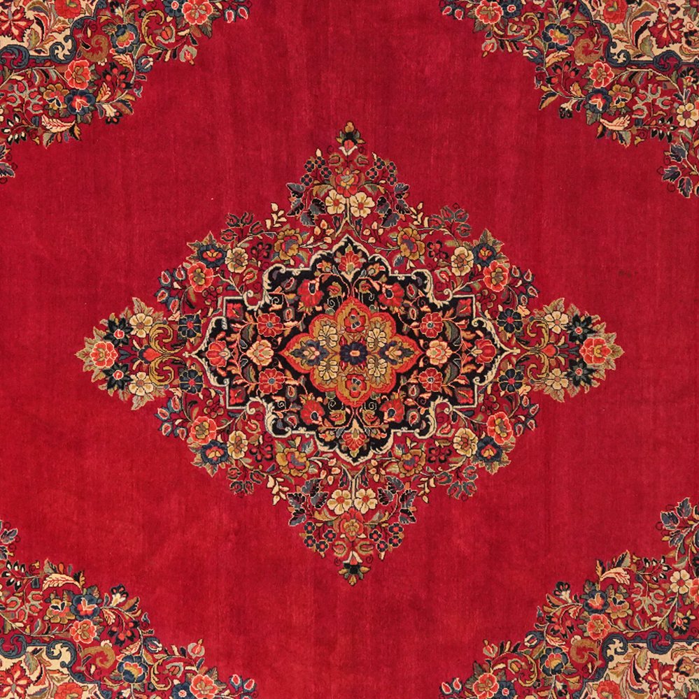 Ghiassabad — Hand-knotted, 320x425 cm, Red, 100% Virgin Wool | View 4