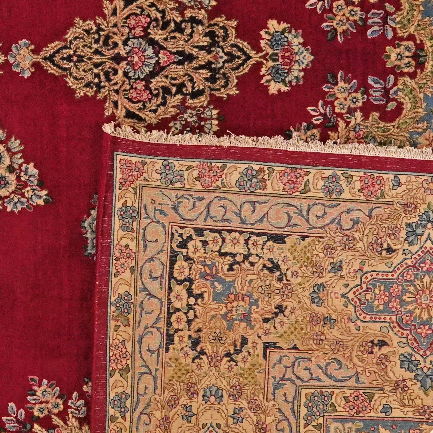 Ravar — Hand-knotted, 294x418 cm, Red, 100% Virgin Wool | View 6