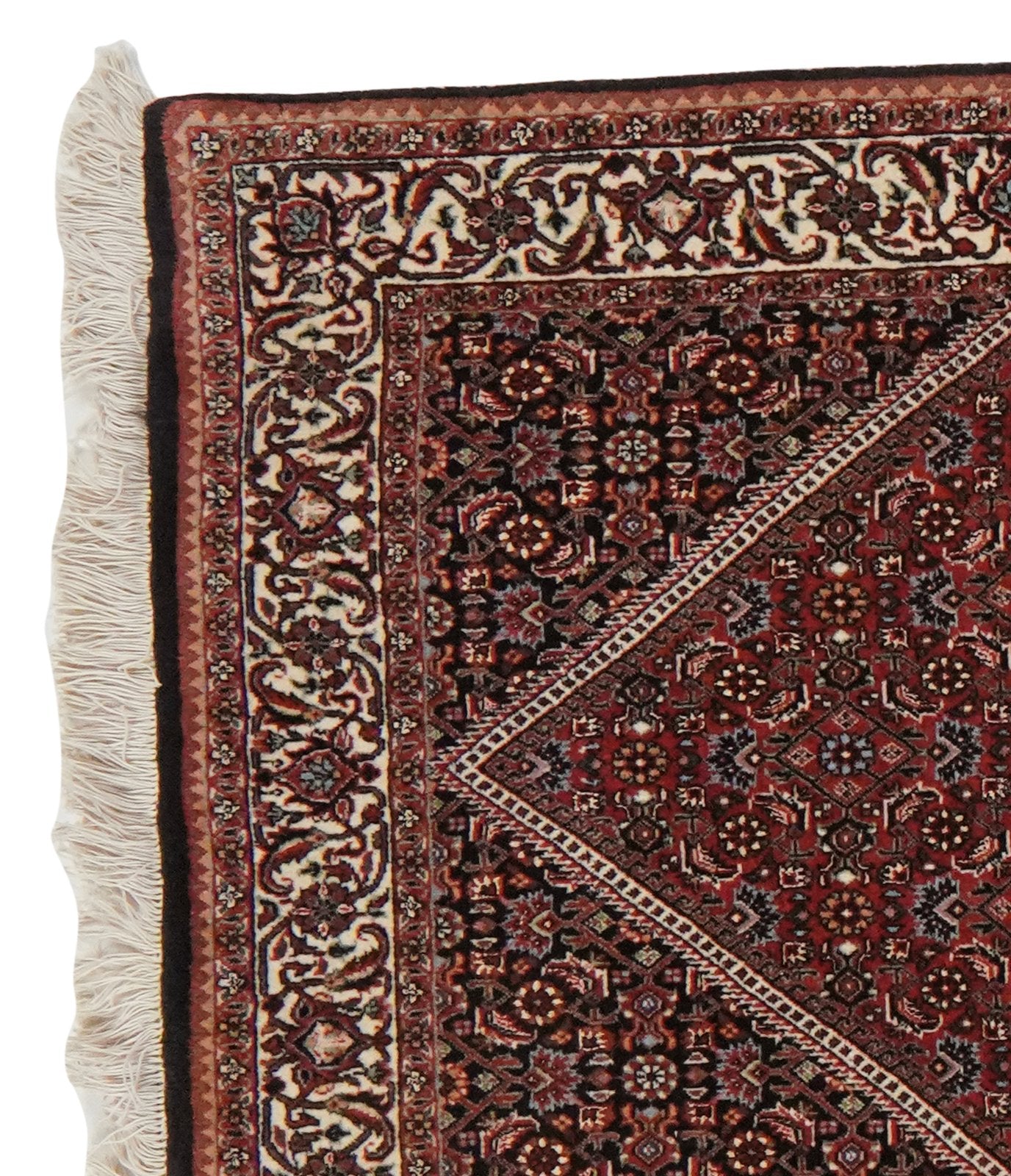 Bidjar Bookan — Hand-knotted, 82x306 cm, Blue, 100% Virgin Wool | View 3