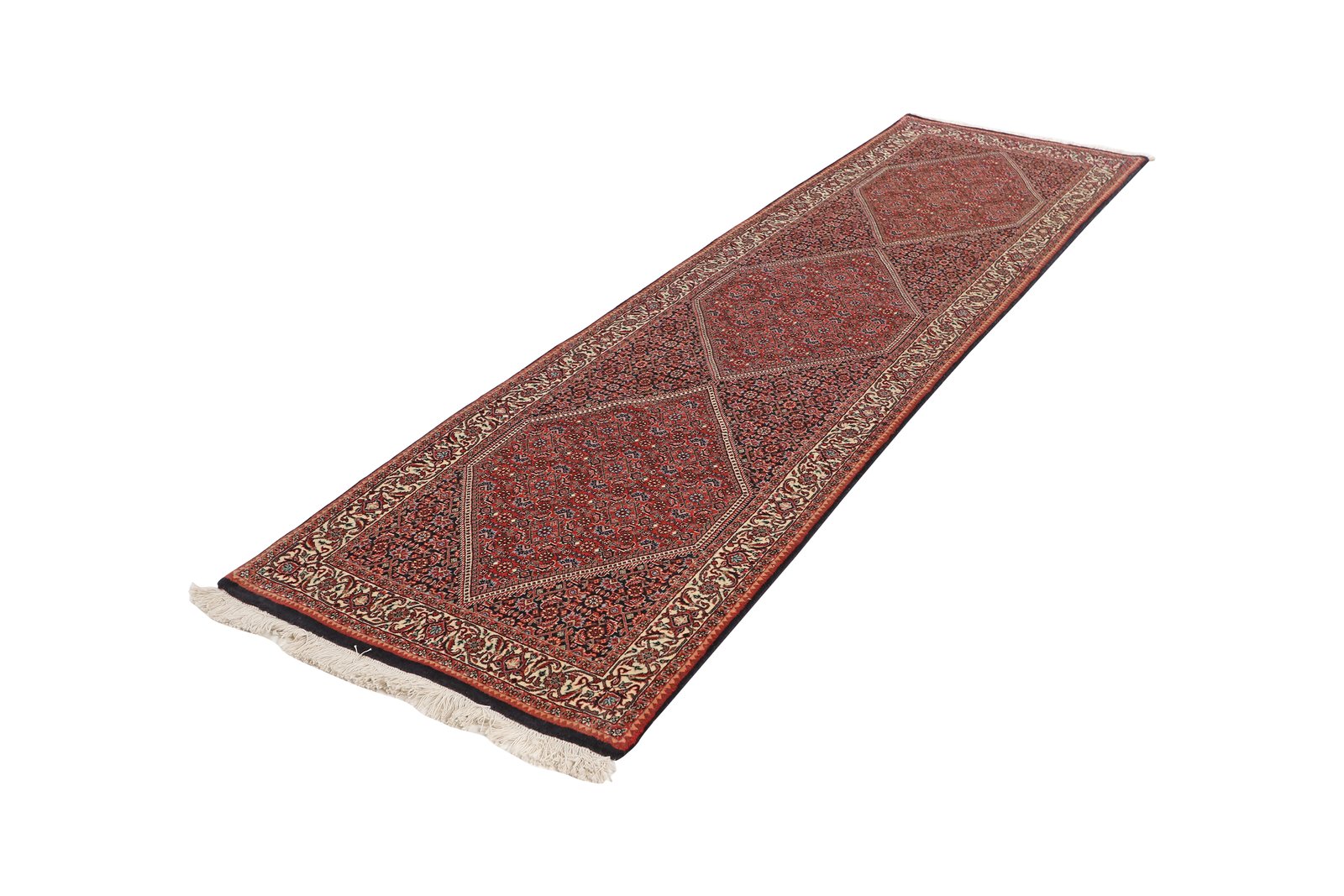 Bidjar Bookan — Hand-knotted, 82x306 cm, Blue, 100% Virgin Wool | View 5