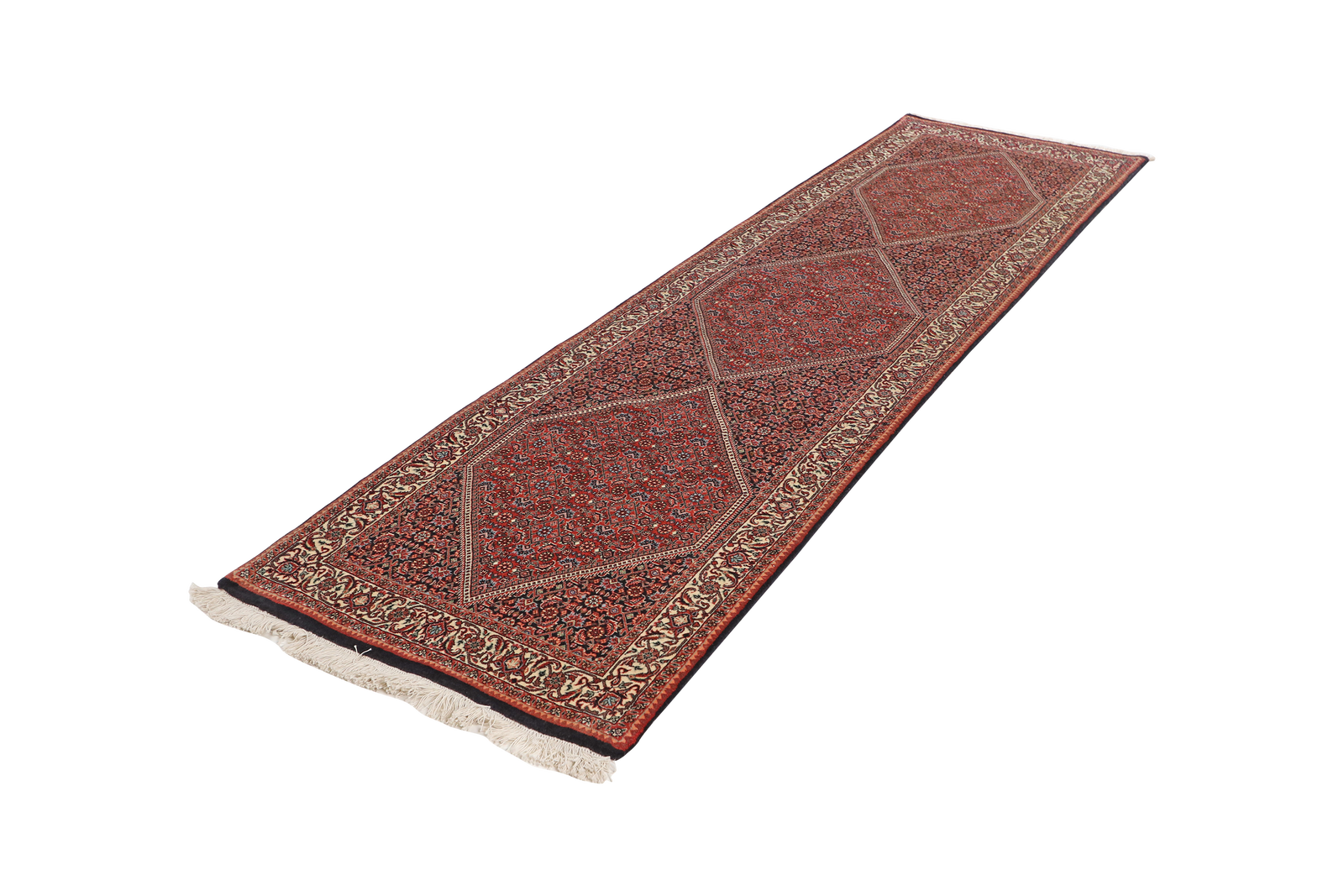 Bidjar Bookan — Handgefertigt, 306x82 cm, Beige, 100% Virgin Wool | View 6
