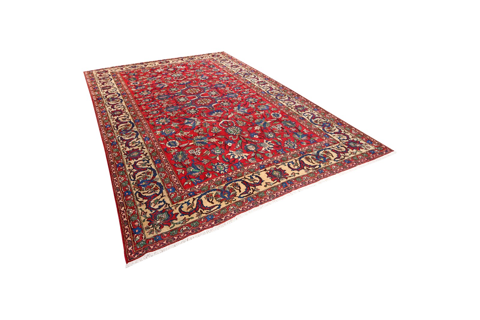Isfahan — Hand-knotted, 262x355 cm, Red, 100% Virgin Wool | View 5