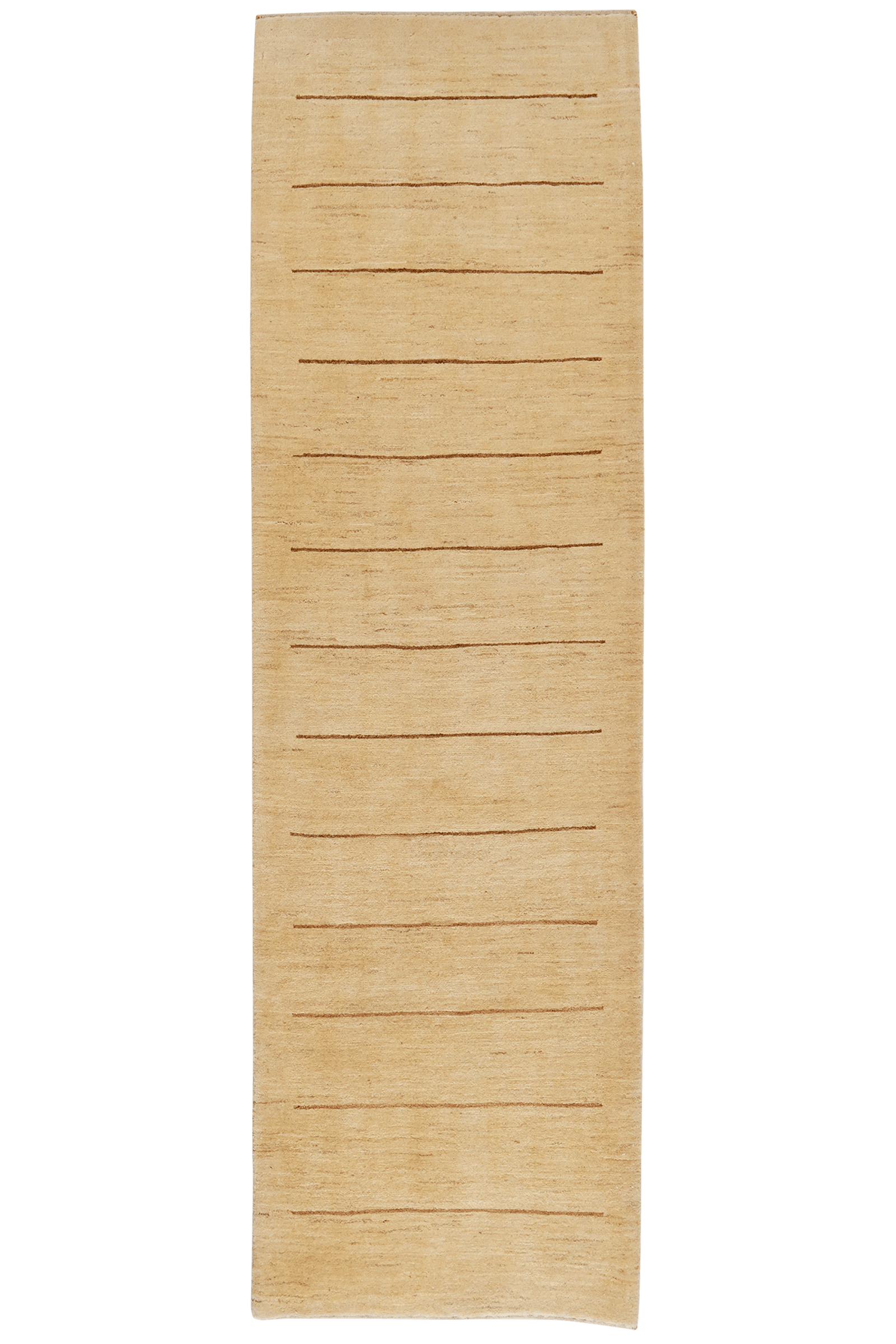 Rizbaf — Hand-knotted, 85x285 cm, Beige, 100% Virgin Wool | Main view
