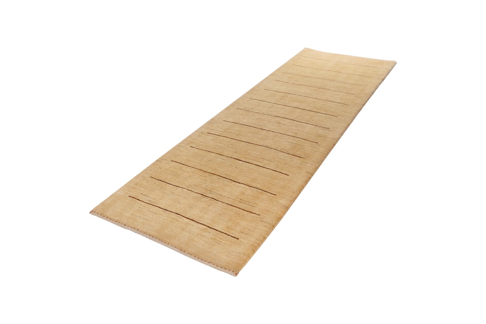 Rizbaf — Hand-knotted, 85x285 cm, Beige, 100% Virgin Wool | View 5