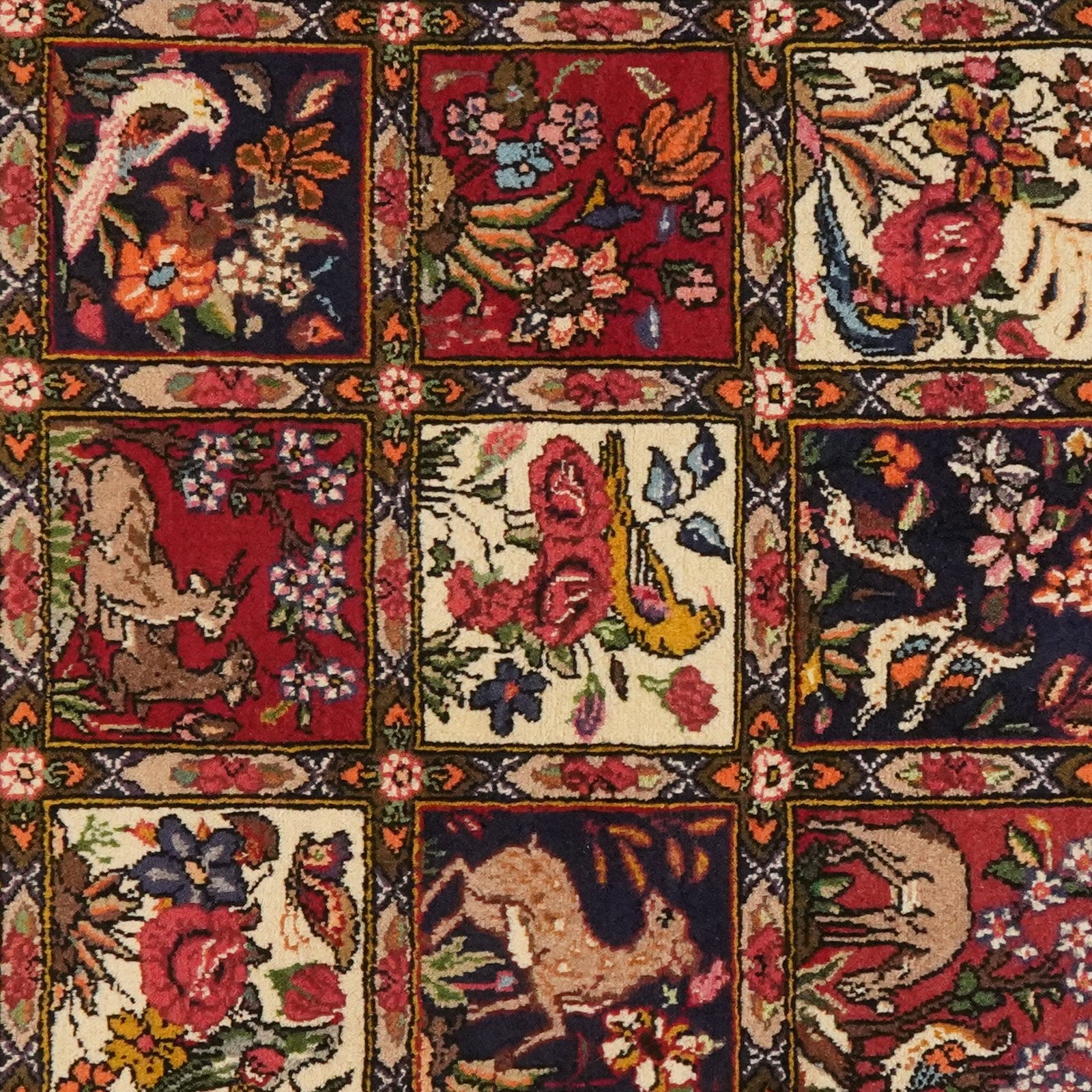 Bakhtiar — Hand-knotted, 108x146 cm, Multicolor, 100% Virgin Wool | View 4