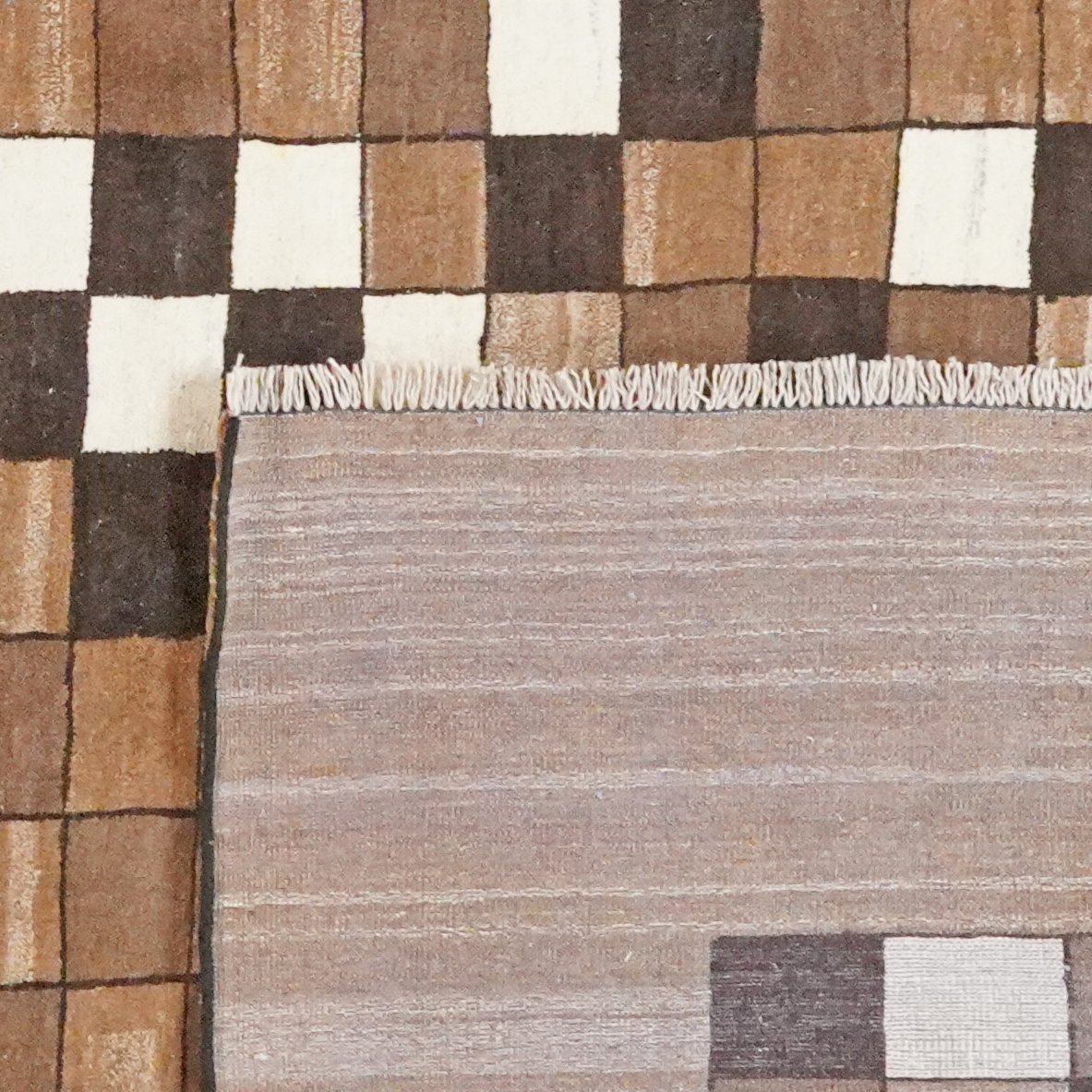 Gabbeh Sonnat — Hand-knotted, 255x330 cm, Brown, 100% Virgin Wool | View 6