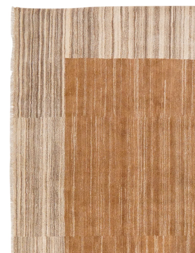 Gabbeh — Hand-knotted, 244x334 cm, Brown, 100% Virgin Wool | View 3