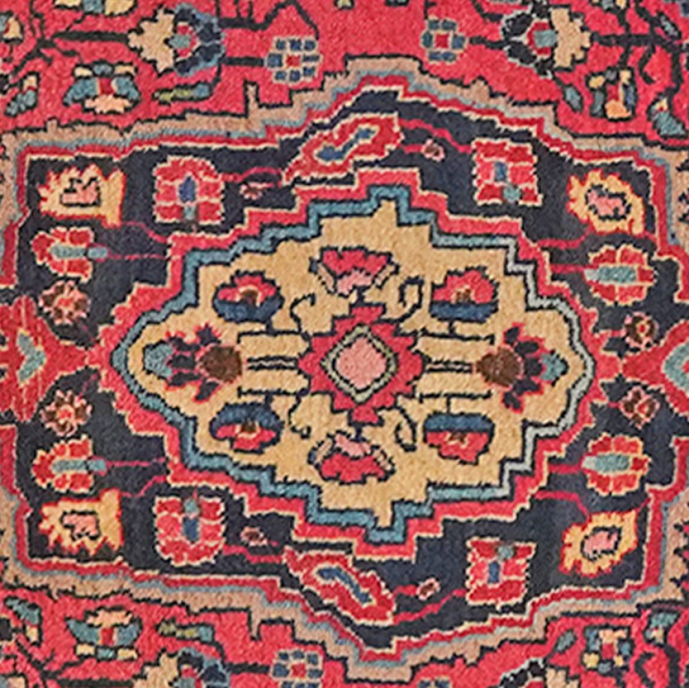 Djozan — Hand-knotted, 64x90 cm, Red, 100% Virgin Wool | View 4