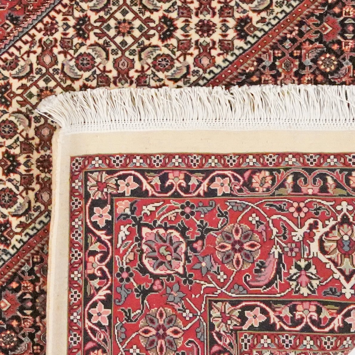 Bidjar Bookan — Hand-knotted, 207x247 cm, Blue, 90% Schurwolle, 10% Seide | View 6