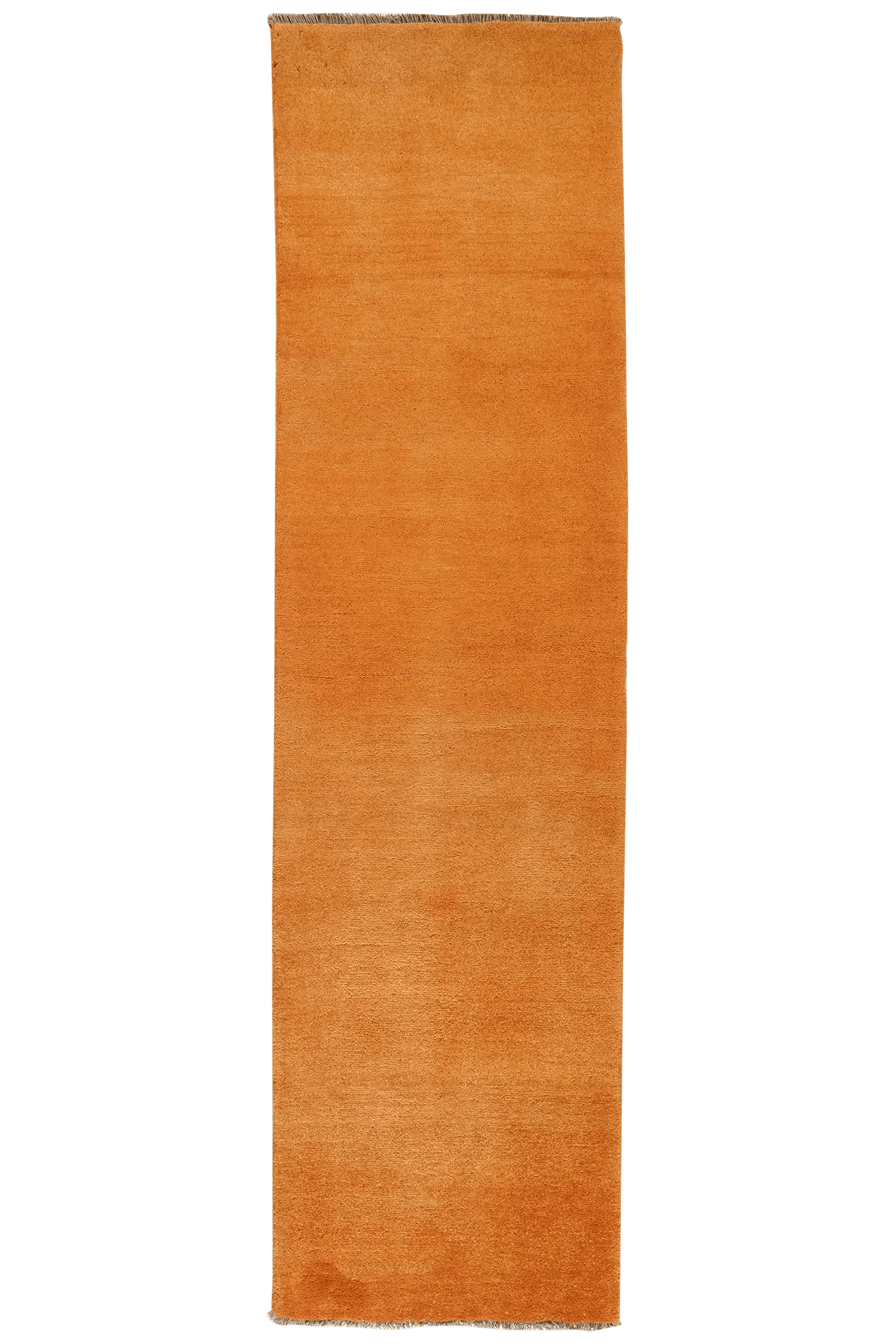 Gabbeh — Hand-knotted, 79x295 cm, Yellow, 100% Virgin Wool | Main view