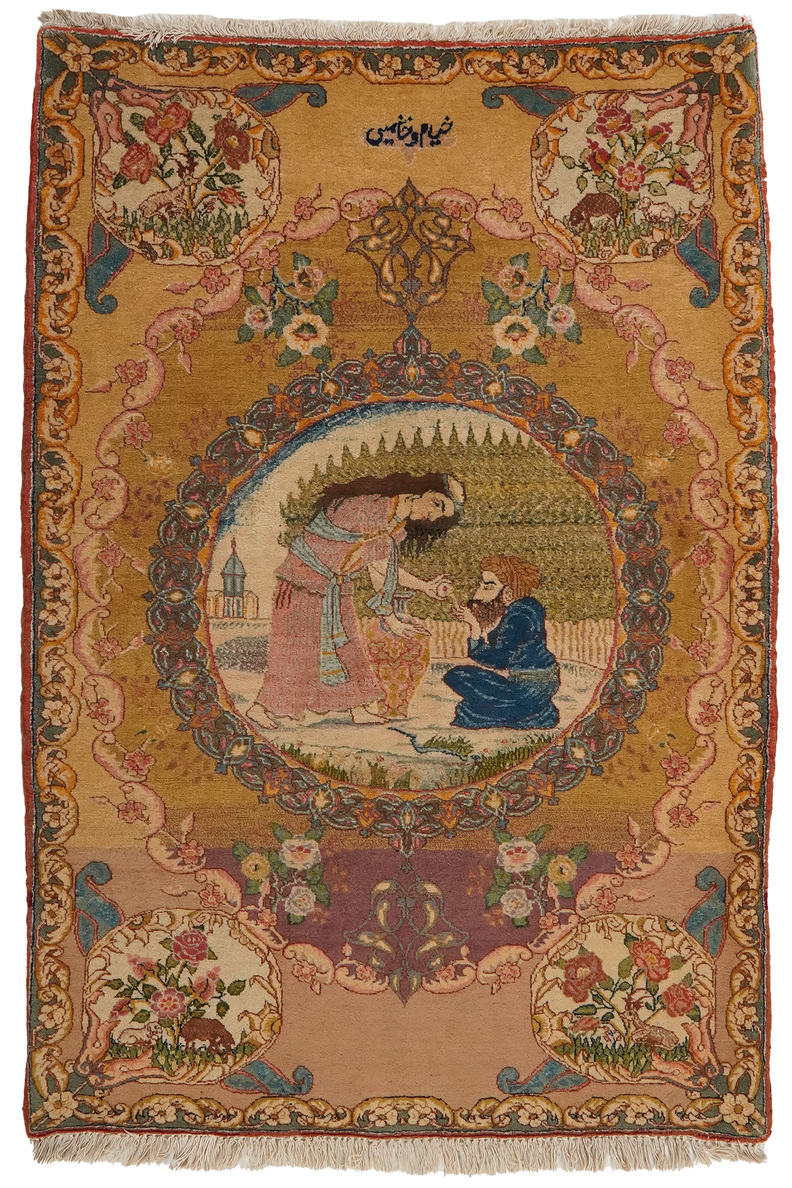 Tabriz Antique — Handgefertigt, 120x82 cm, Beige, 100% Virgin Wool | Main view