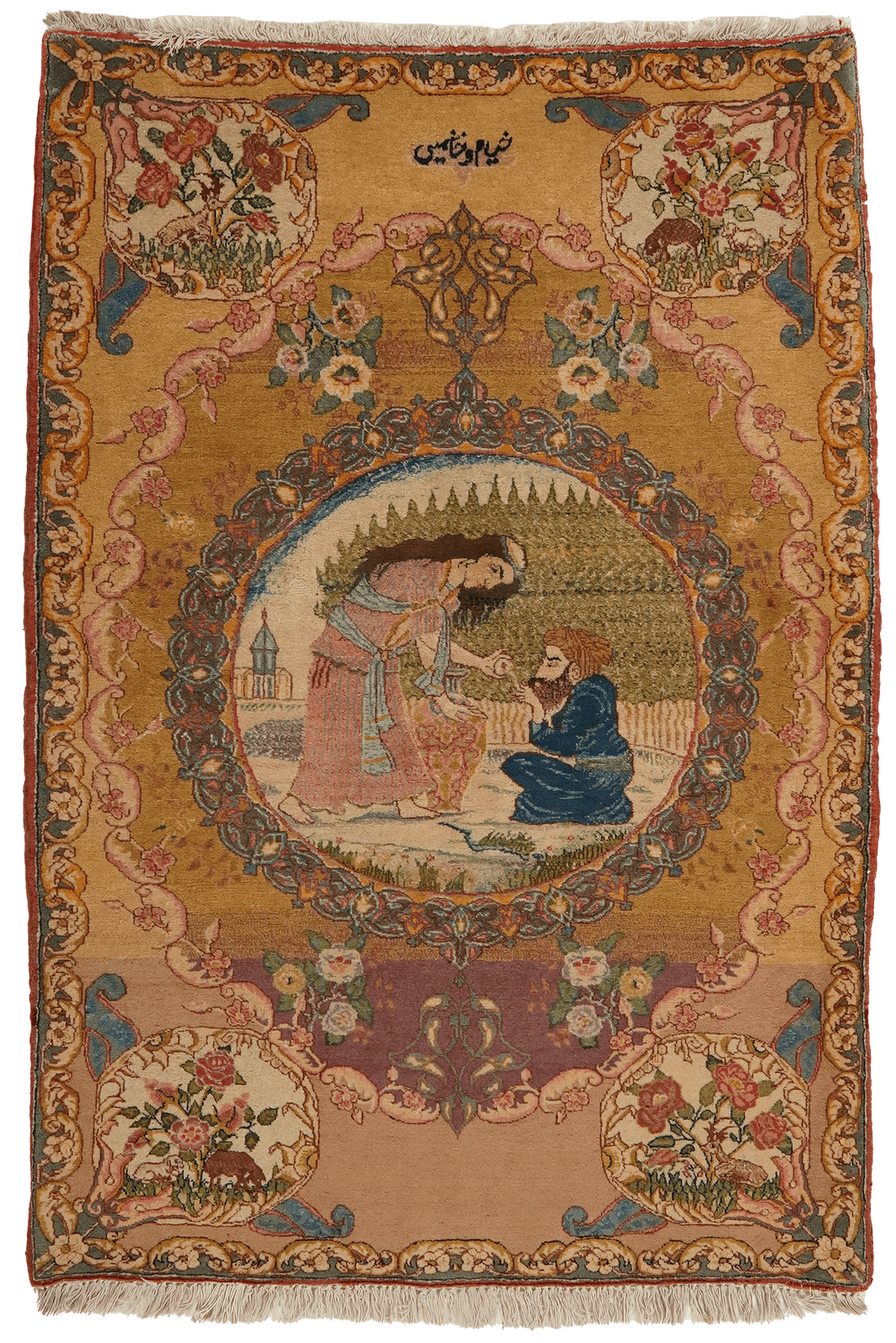 Tabriz Antique — Hand-knotted, 82x120 cm, Beige, 100% Virgin Wool | Main view