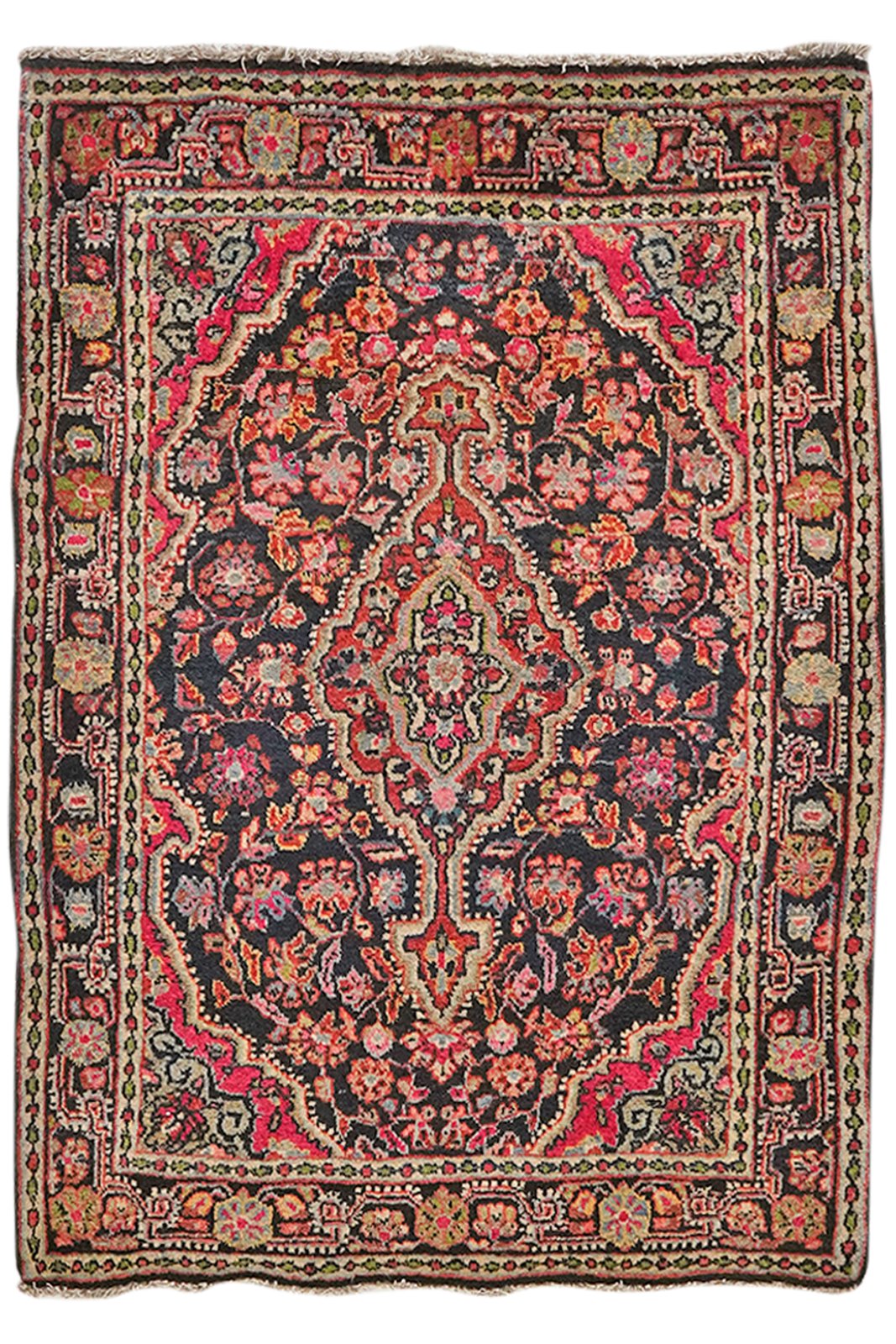 Djozan — Hand-knotted, 67x92 cm, Blue, 100% Virgin Wool | Main view