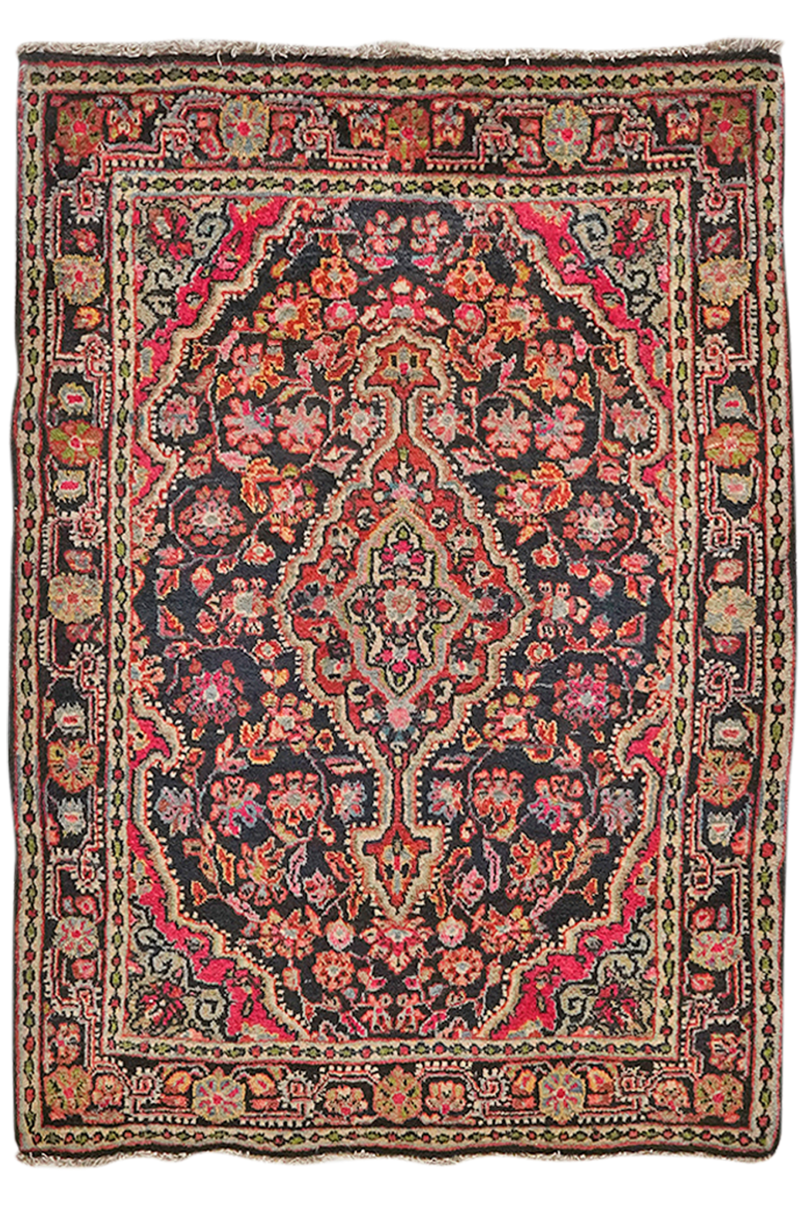 Djozan — Hand-knotted, 67x92 cm, Blue, 100% Virgin Wool | Main view