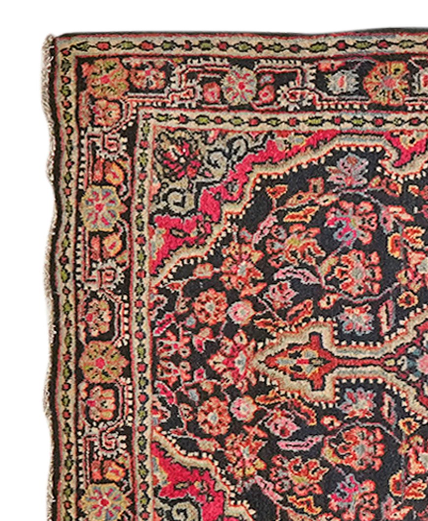 Djozan — Hand-knotted, 67x92 cm, Blue, 100% Virgin Wool | View 3