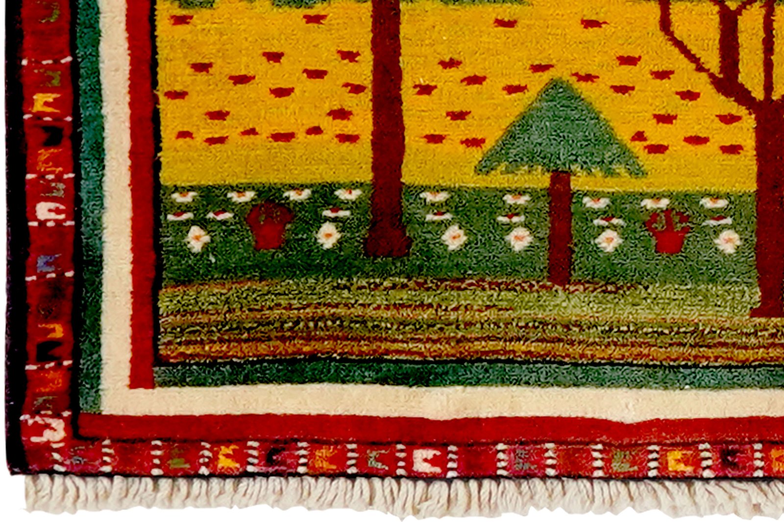 Belutch — Hand-knotted, 68x38 cm, Multicolor, 100% Virgin Wool | View 3