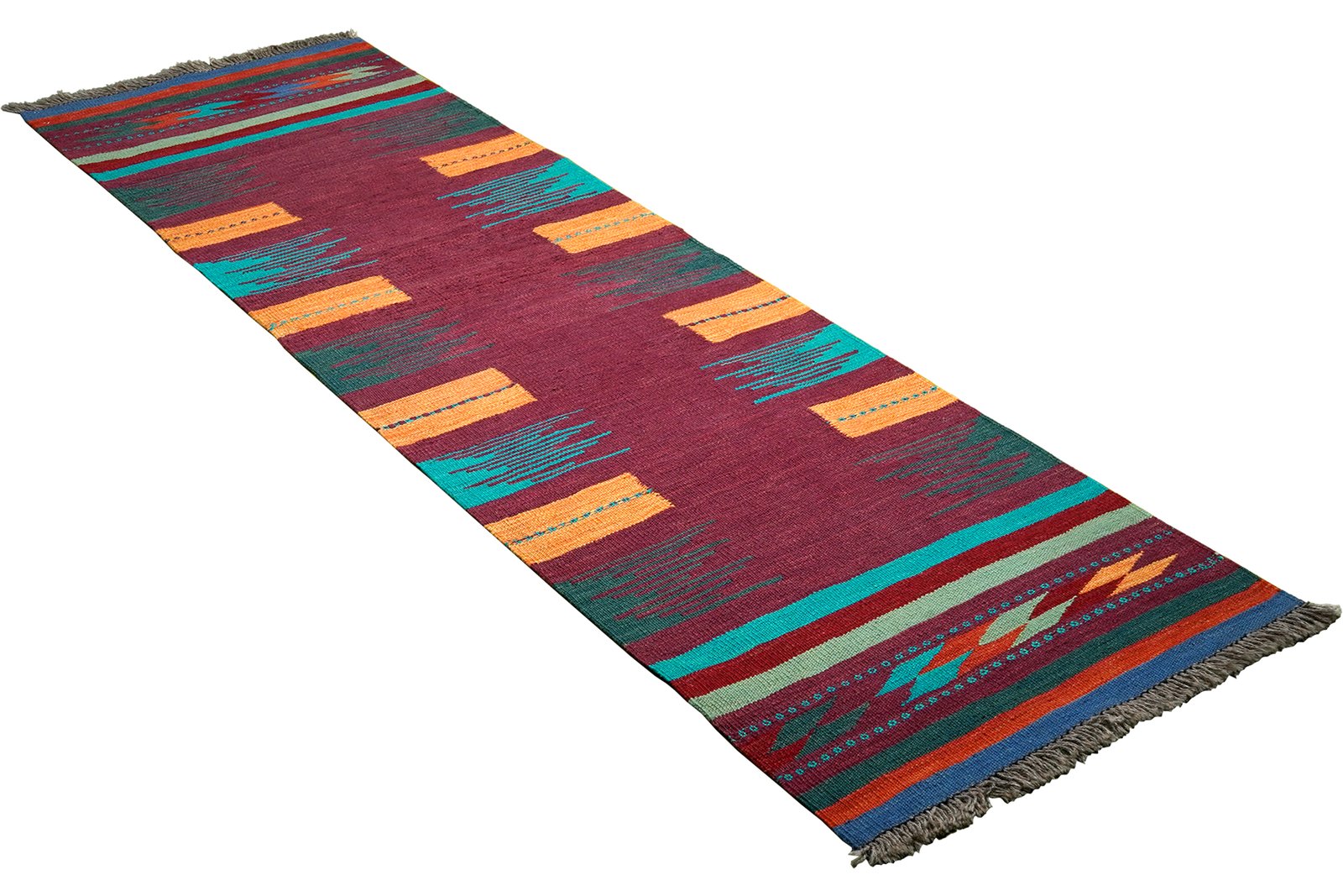 Kashan — Hand-knotted, 75x55 cm, Blue, 100% Virgin Wool | View 4