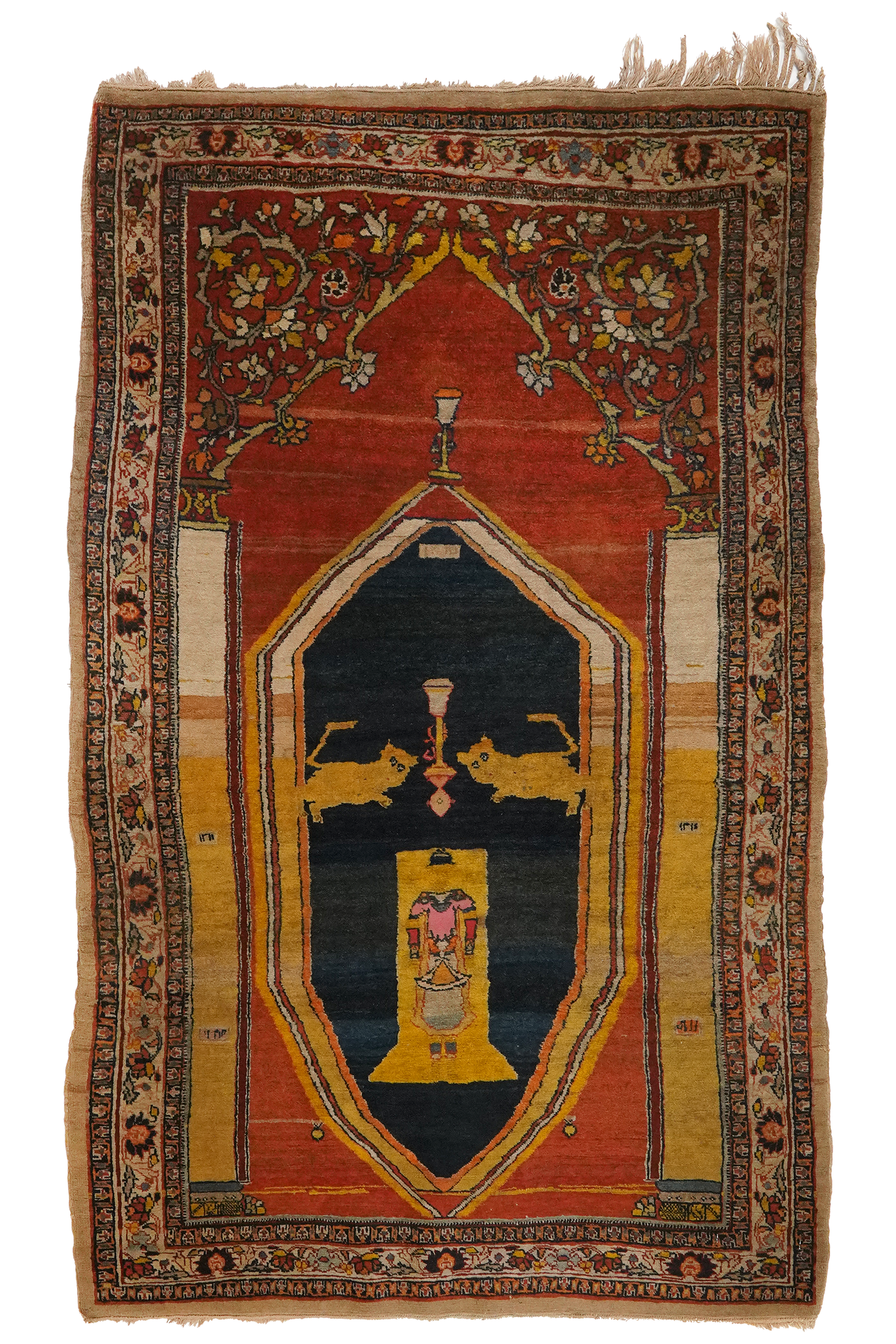 Tabriz Antique — Handgefertigt, 135x80 cm, Beige, 100% Virgin Wool | Main view