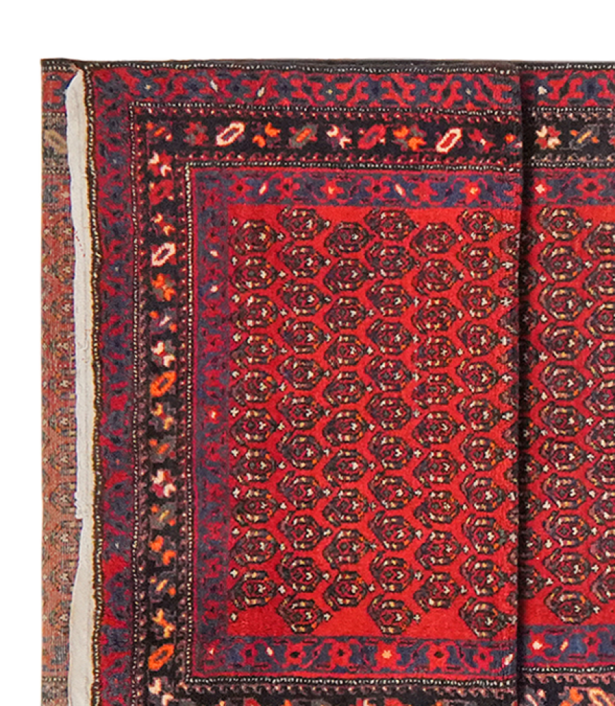 Malayer — Handgefertigt, 505x110 cm, Blau, 100% Virgin Wool | View 4