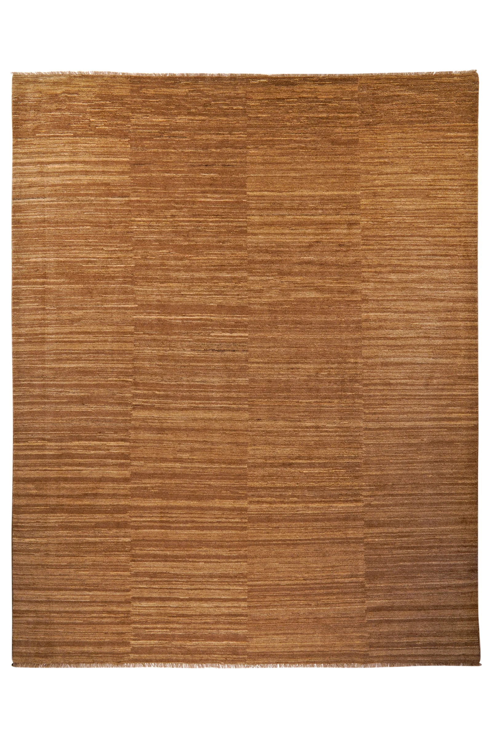 Gabbeh — Handgefertigt, 381x299 cm, Beige, 100% Virgin Wool | Main view