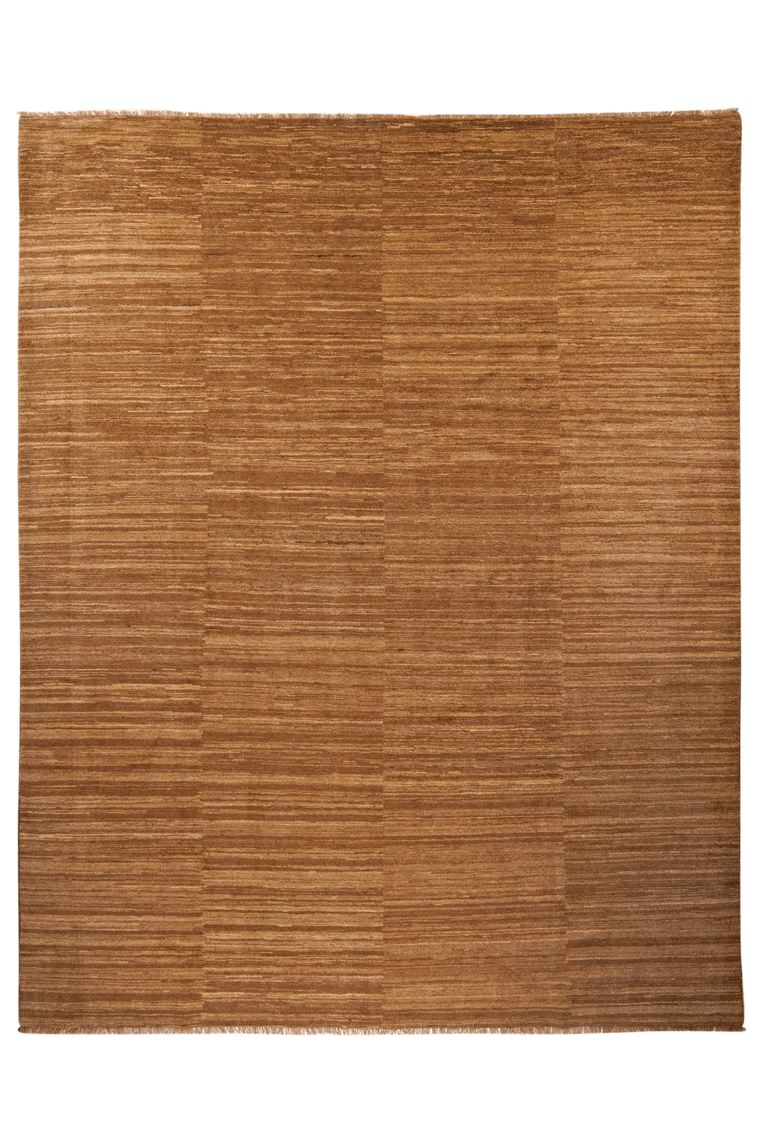 Gabbeh — Hand-knotted, 299x381 cm, Brown, 100% Virgin Wool | Main view