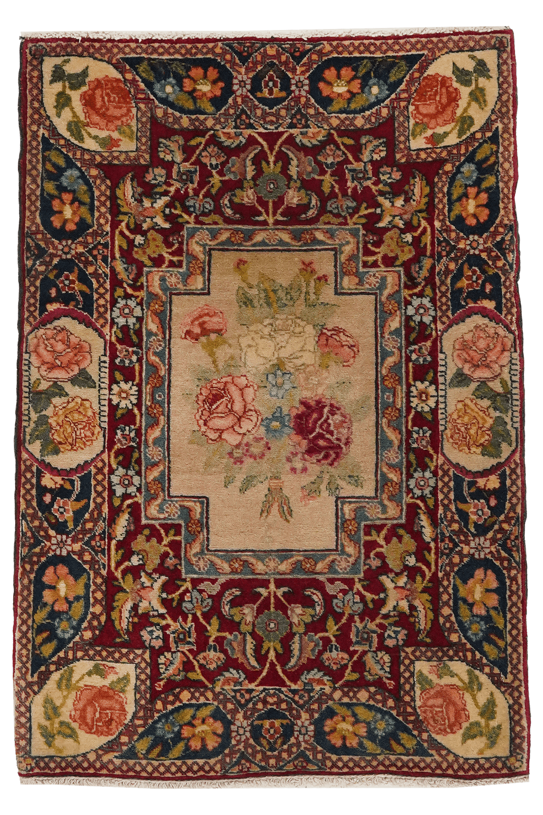 Tabriz Antique — Hand-knotted, 54x82 cm, Red, 100% Virgin Wool | Main view