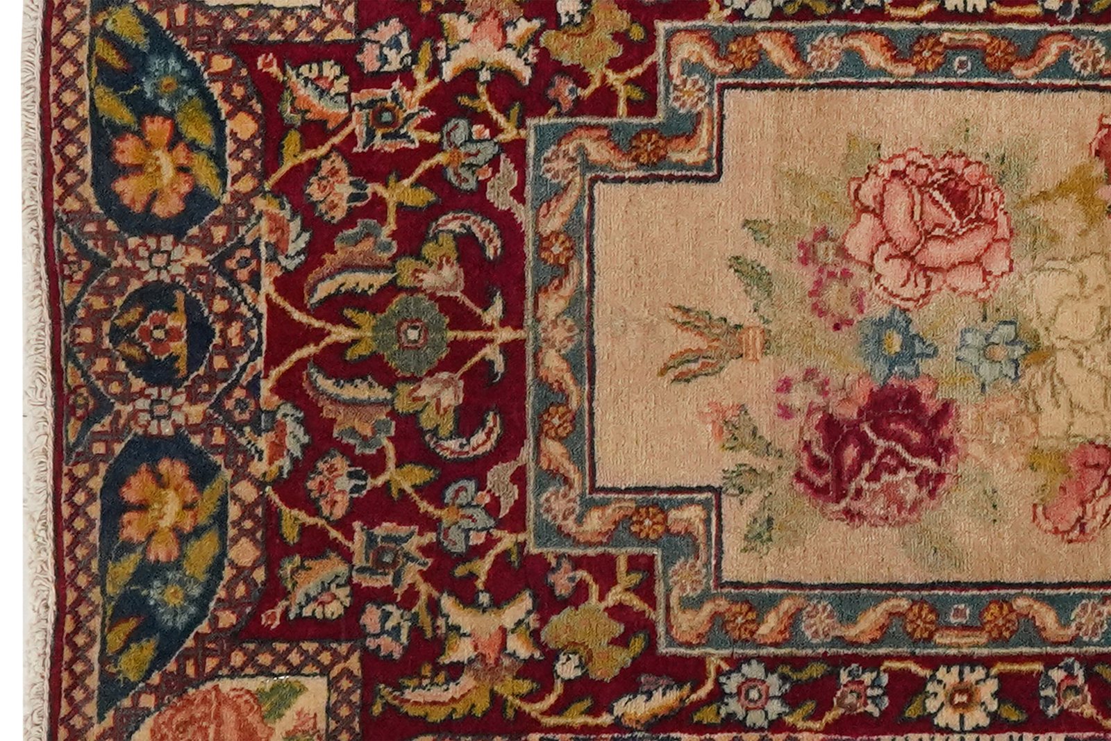 Tabriz Antique — Hand-knotted, 54x82 cm, Red, 100% Virgin Wool | View 3