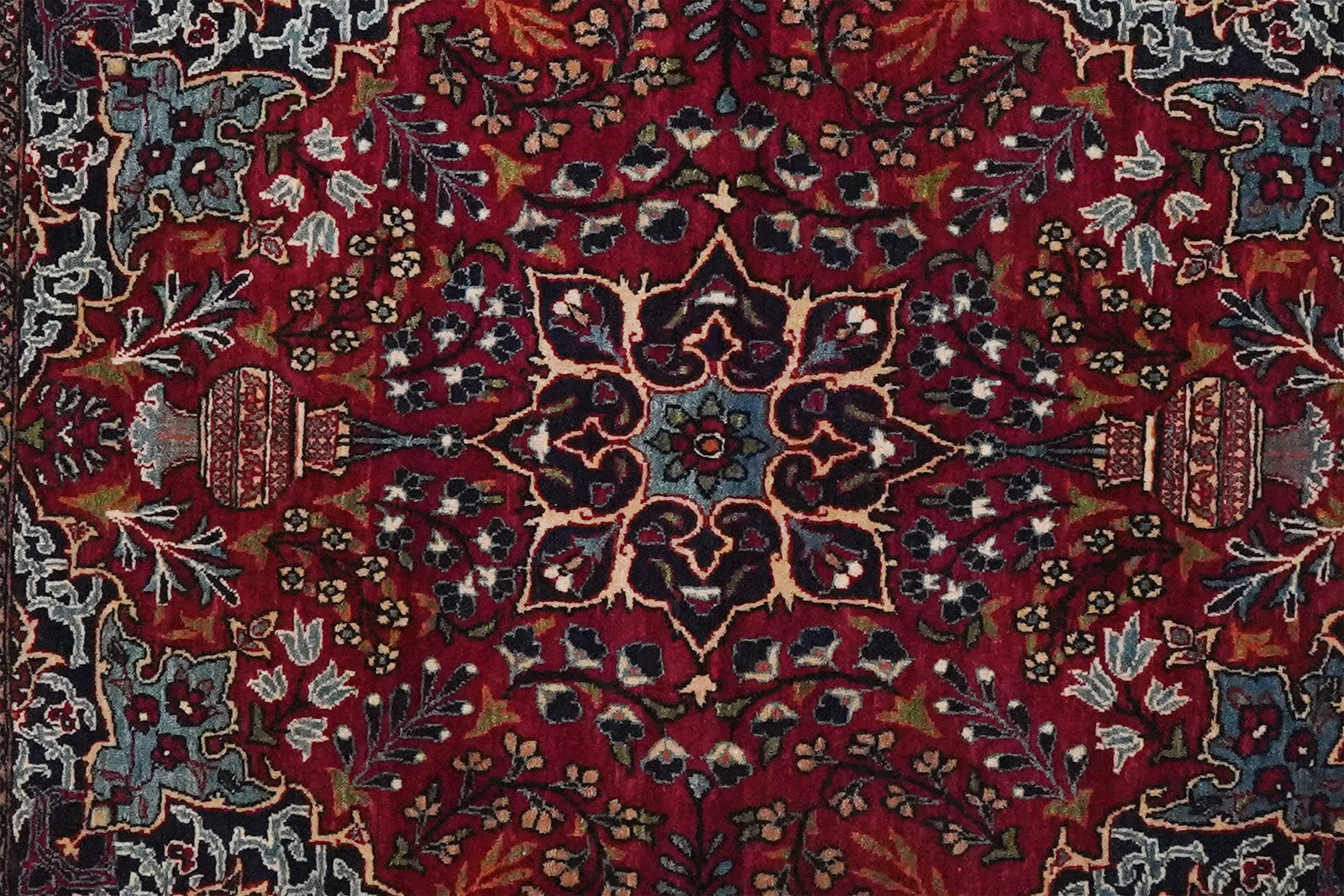 Toudeshk — Hand-knotted, 70x95 cm, Red, 100% Virgin Wool | View 4