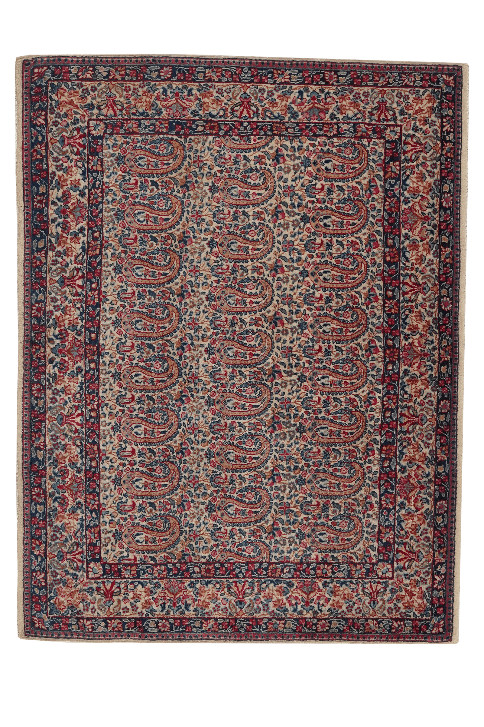 Ravar — Hand-knotted, 90x118 cm, Beige, 100% Virgin Wool | Main view