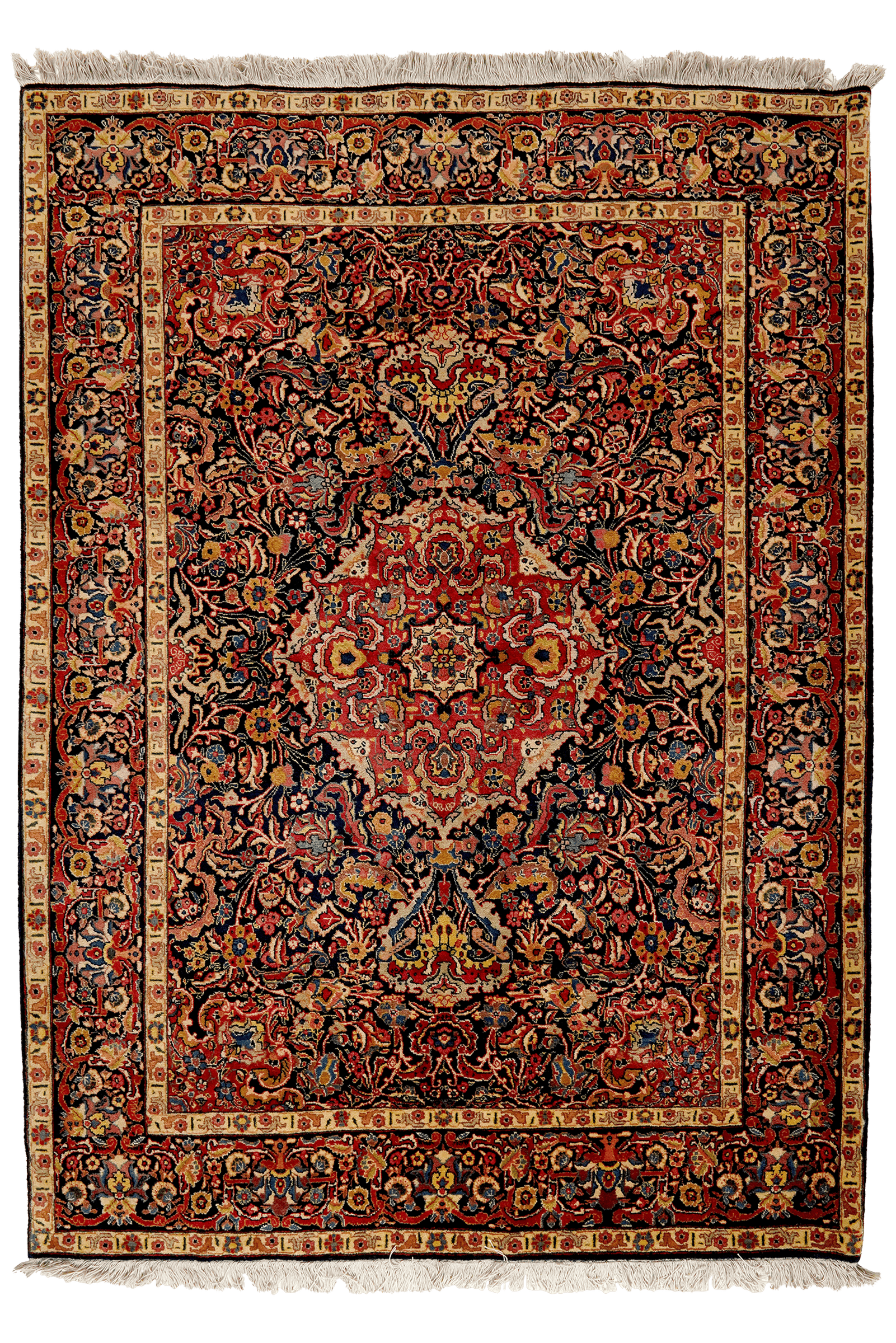 Khoy — Hand-knotted, 144x198 cm, Blue, 100% Virgin Wool | Main view