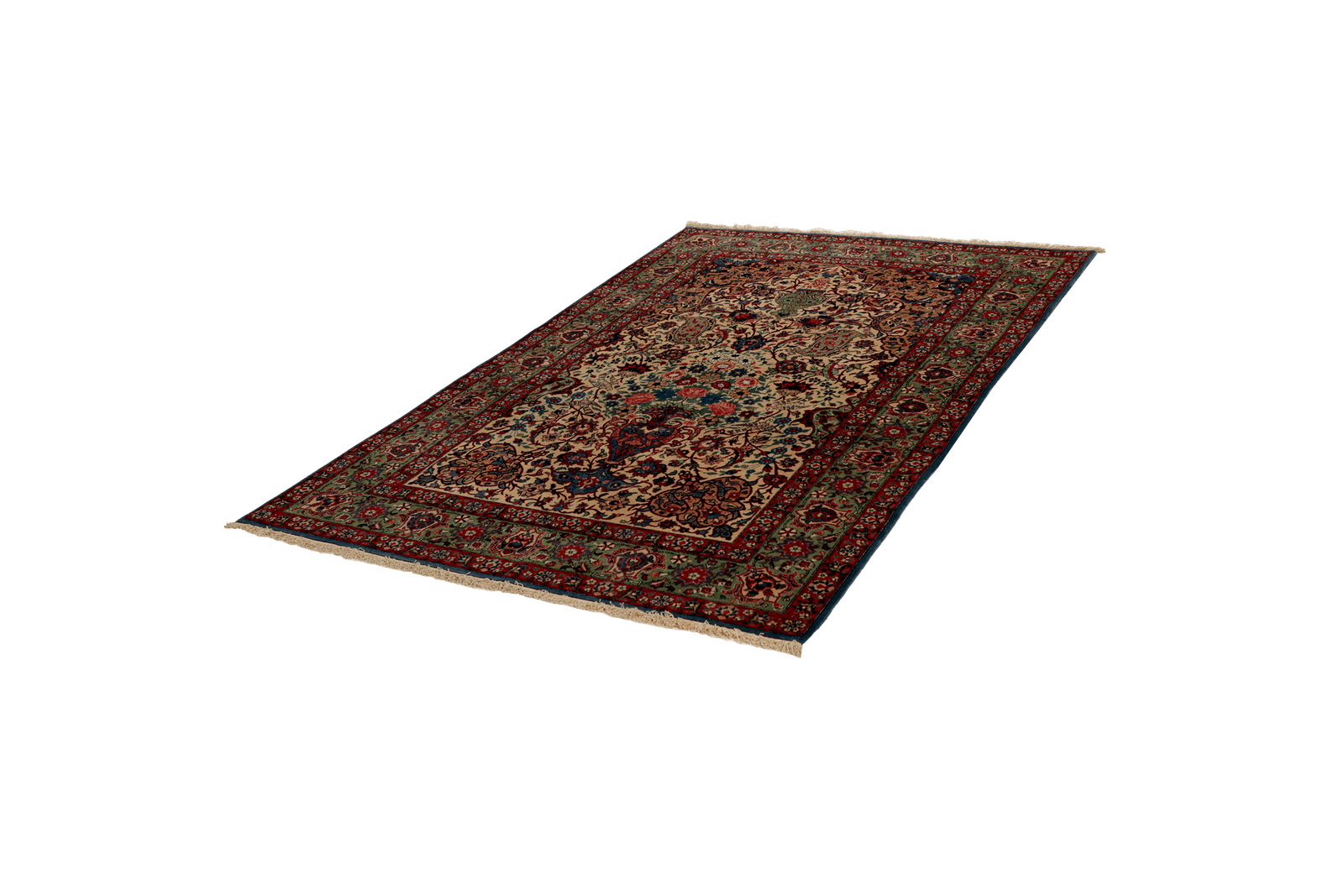 Kashan — Hand-knotted, 135x202 cm, Brown, 100% Virgin Wool | View 5