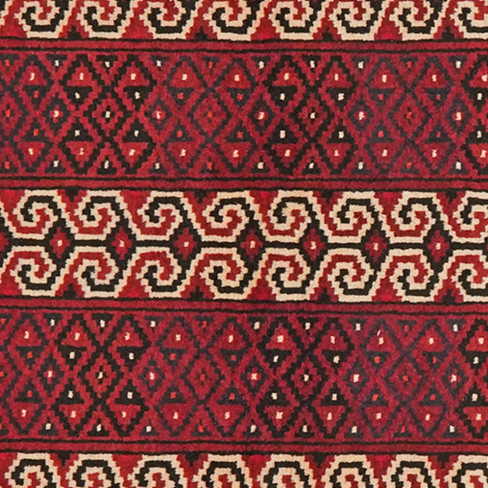 Turkman — Hand-knotted, 99x129 cm, Multicolor, 100% Virgin Wool | View 4