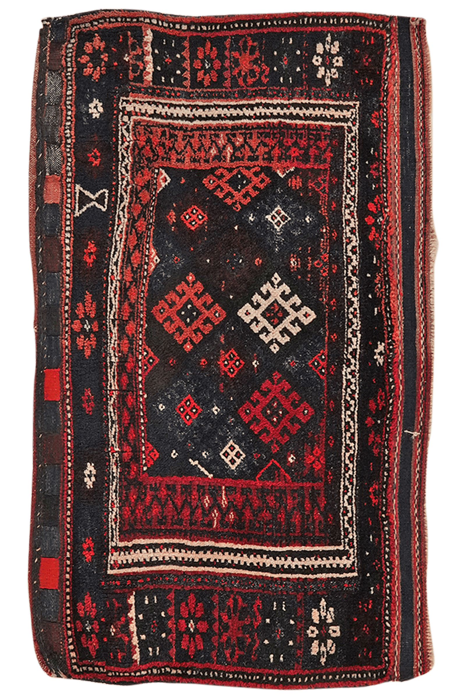 Tasche — Handmade, 63x120 cm, Blue, 100% Virgin Wool | Main view