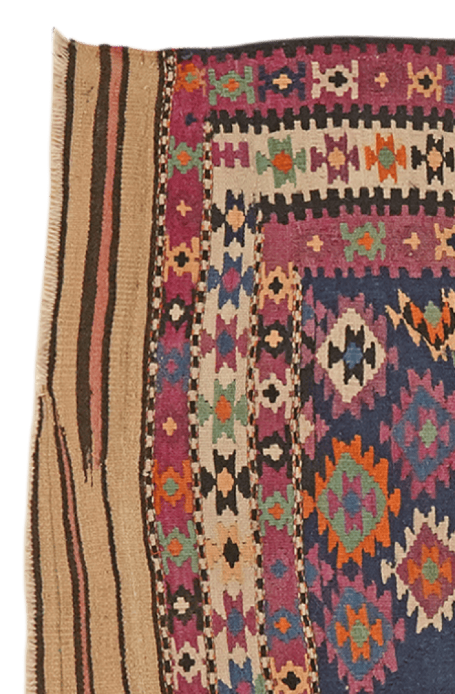 Kelim · Tessuto a mano – Multicolore, 120x100 cm (4)
