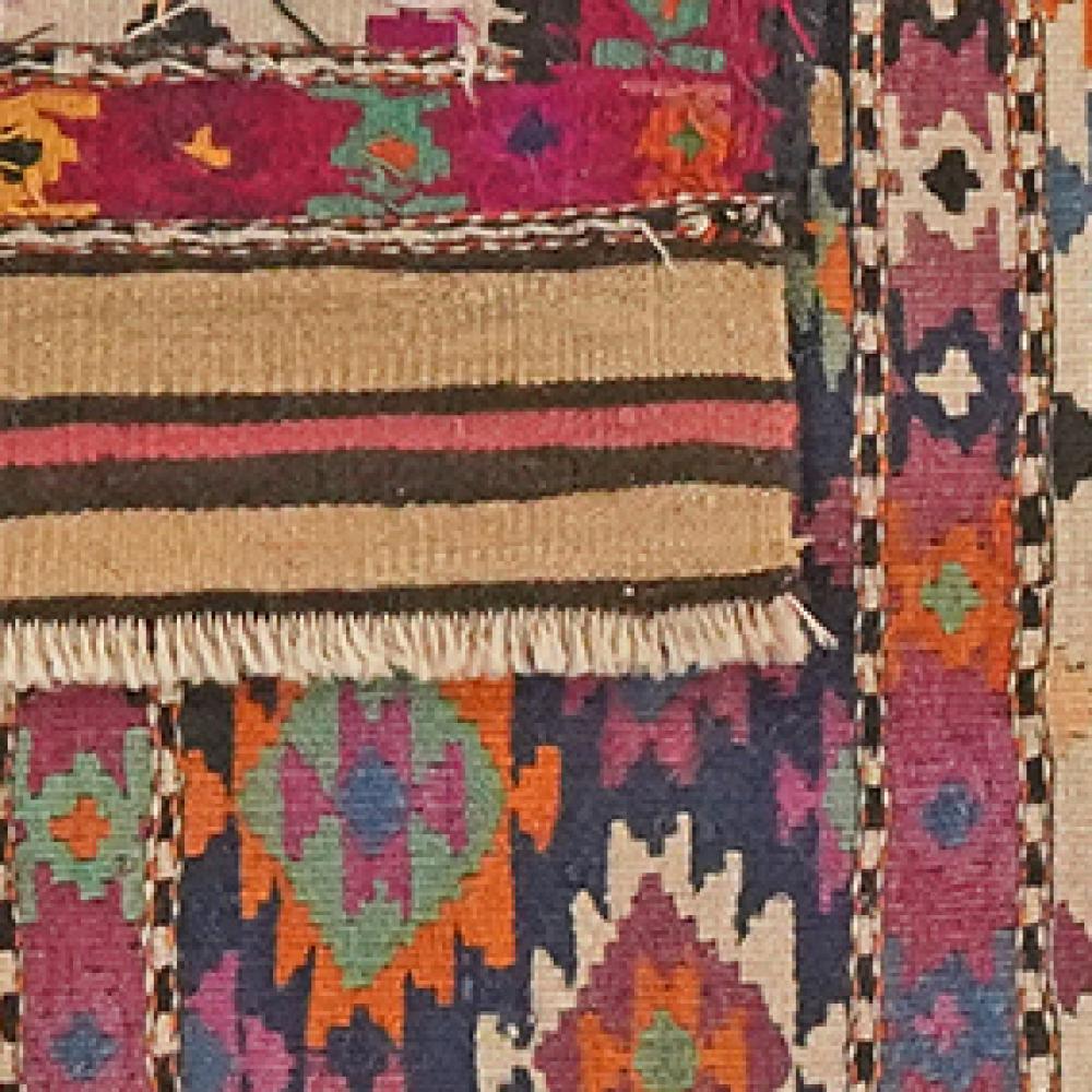 Kelim · Tessuto a mano – Multicolore, 120x100 cm (7)