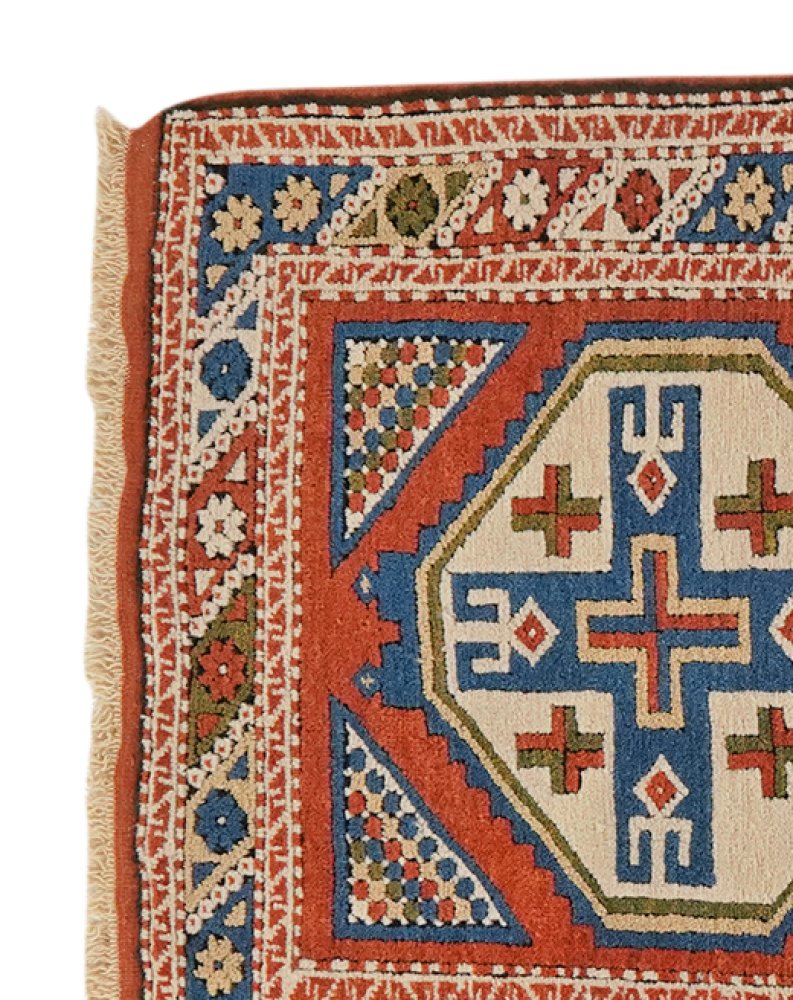 Kars — Hand-knotted, 75x128 cm, Red, 100% Virgin Wool | View 3