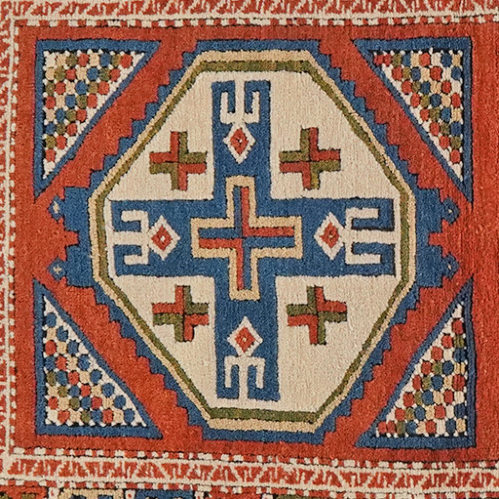 Kars — Hand-knotted, 75x128 cm, Red, 100% Virgin Wool | View 4