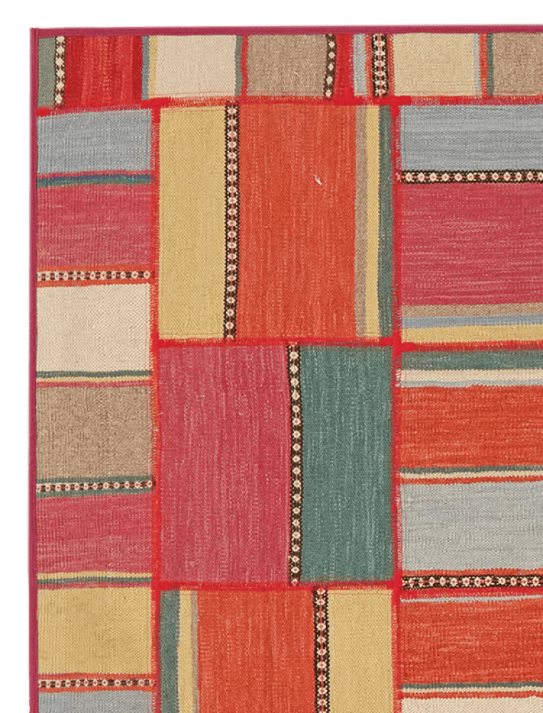 Kelim Tekkeh — Handmade, 110x190 cm, Multicolor, 100% Virgin Wool | View 3