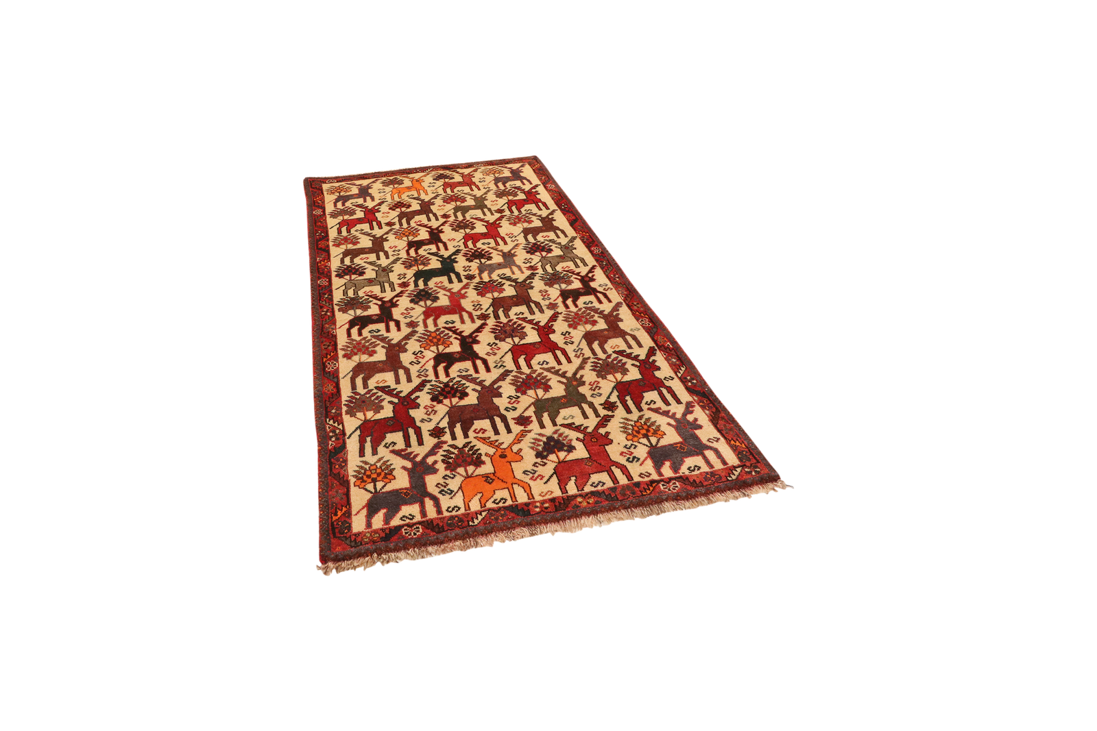 Gashgai — Handgefertigt, 161x102 cm, Rot, 100% Virgin Wool | View 6