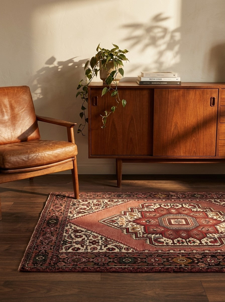 Goltuk — Hand-knotted, 78x127 cm, Brown, 100% Virgin Wool | Back view