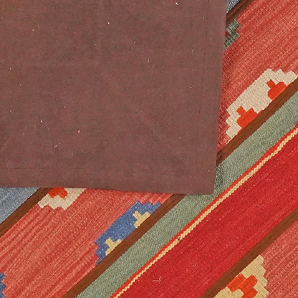 Kelim Tekkeh — Handmade, 120x120 cm, Multicolor, 100% Virgin Wool | View 6