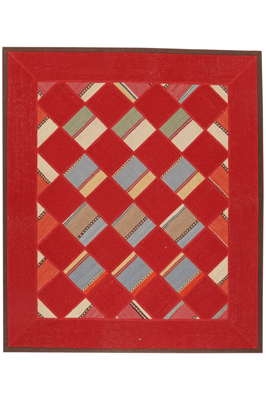 Kelim Tekkeh — Handmade, 154x178 cm, Multicolor, 100% Virgin Wool | Main view